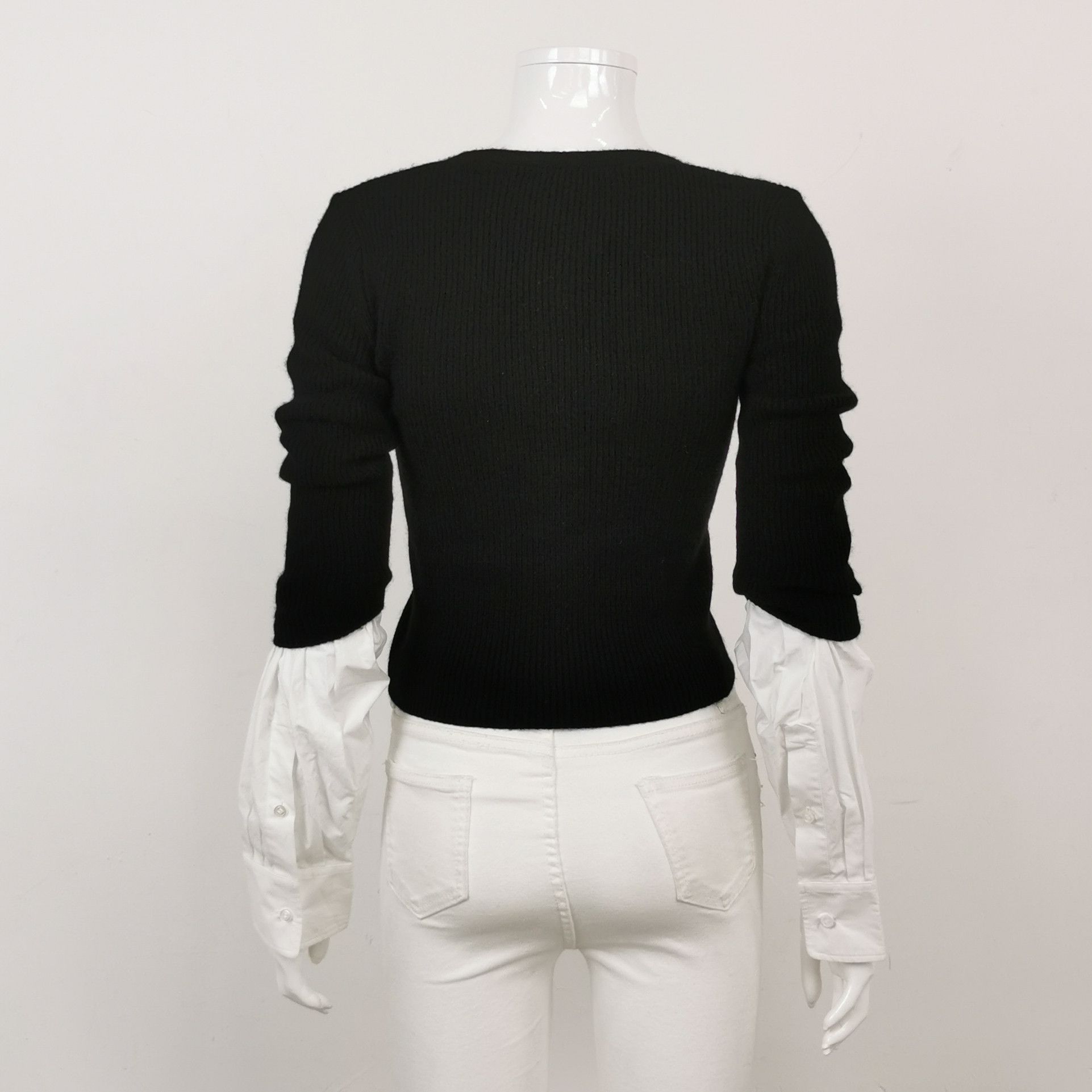 Alexander Wang Alexander Wang Mixed Media Cardigan Size XS Size XS / US 0-2 / IT 36-38 - 2 Thumbnail