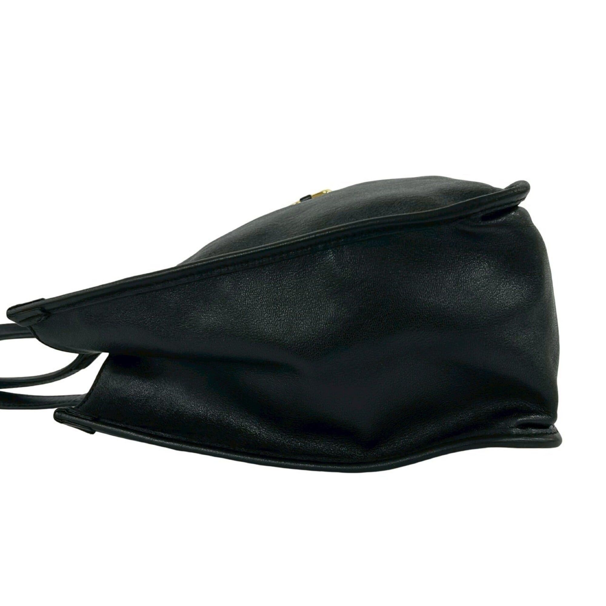Gucci GUCCI Horsebit 1955 Hardware Leather Tote Bag Handbag Business Boston Black 73042 Size ONE SIZE - 5 Thumbnail