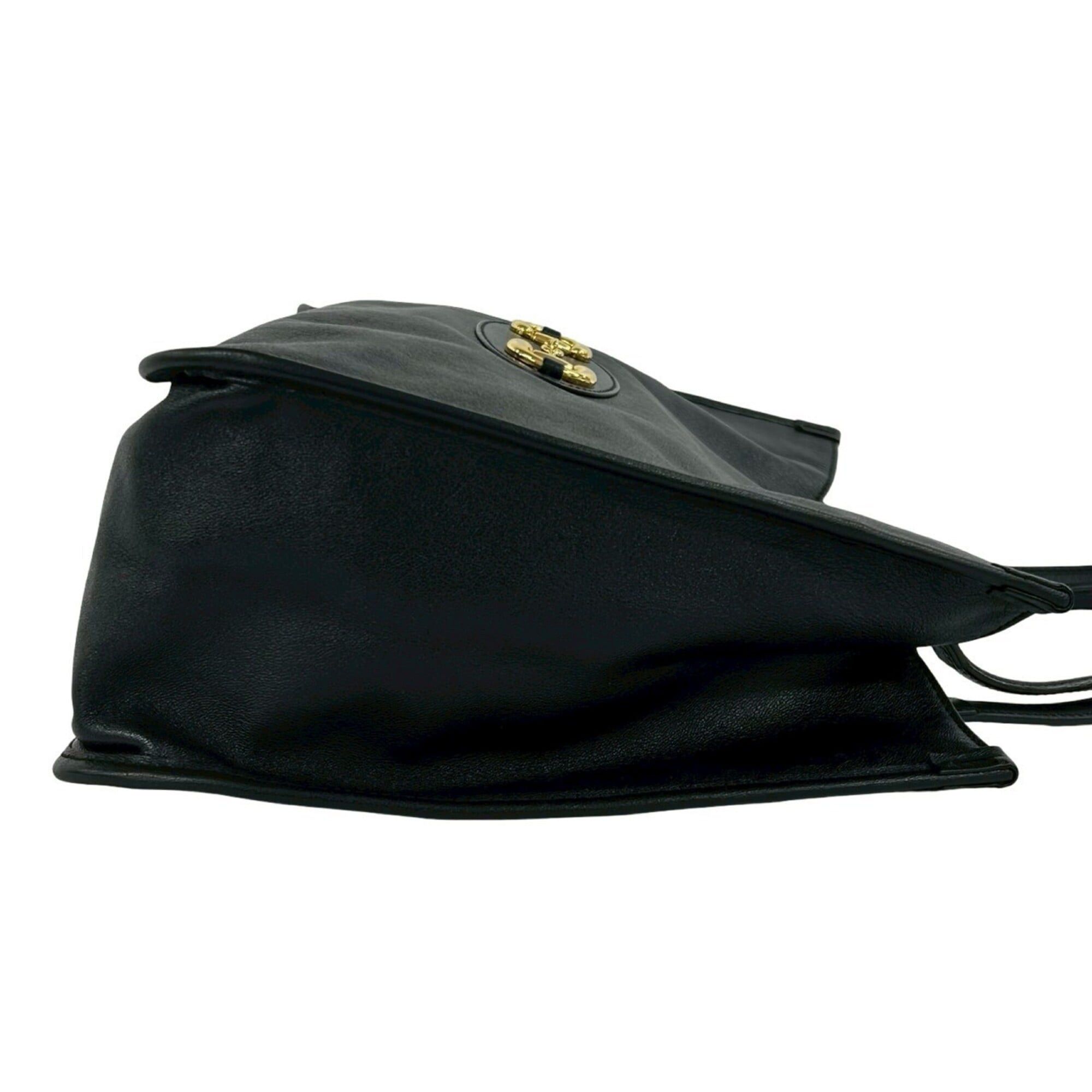 Gucci GUCCI Horsebit 1955 Hardware Leather Tote Bag Handbag Business Boston Black 73042 Size ONE SIZE - 6 Thumbnail