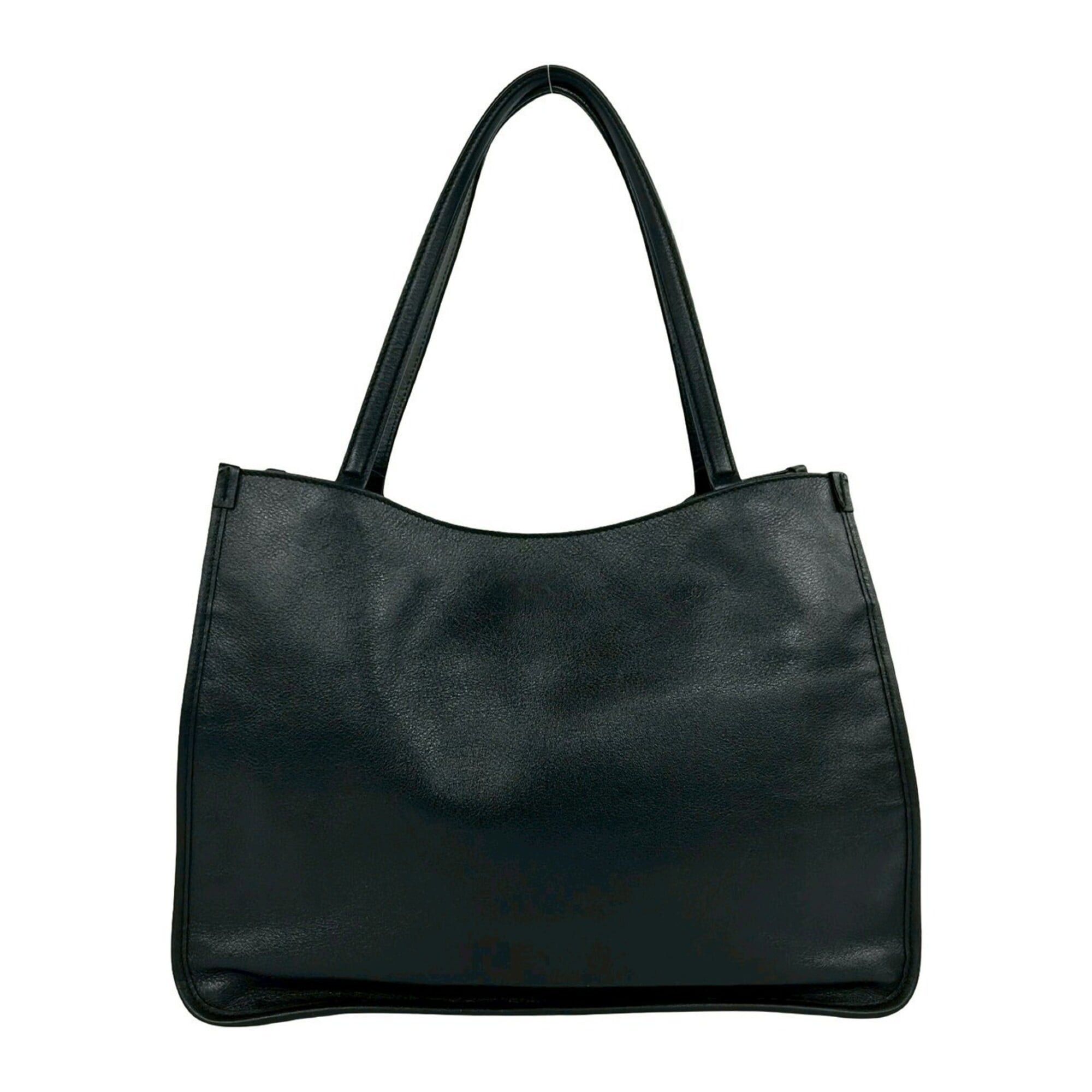 Gucci GUCCI Horsebit 1955 Hardware Leather Tote Bag Handbag Business Boston Black 73042 Size ONE SIZE - 3 Thumbnail