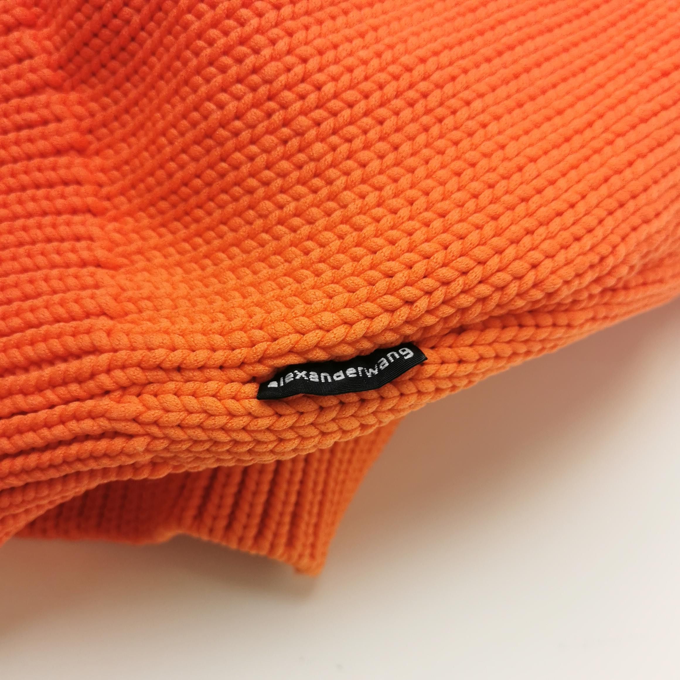 Alexander Wang Alexander Wang Orange V-Neck Sweater Size XS Size XS / US 0-2 / IT 36-38 - 3 Thumbnail