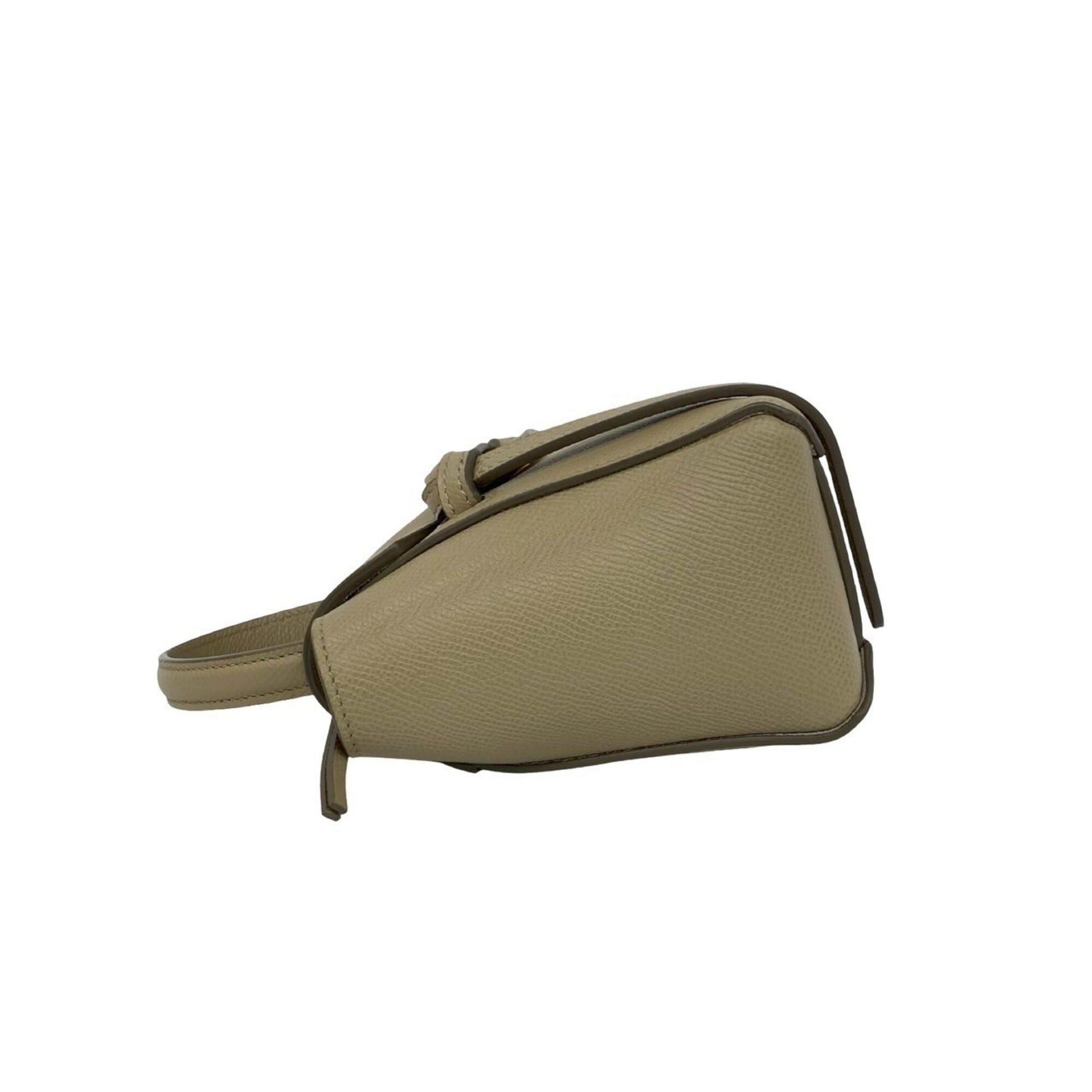 Celine CELINE Belt Bag, Pico Leather, Genuine 2-way Mini Handbag/Shoulder Bag/Pouch, Beige, 45363 Size ONE SIZE - 5 Thumbnail