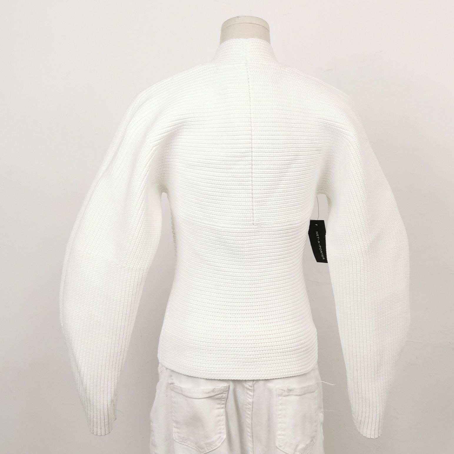 Alexander Wang Alexander Wang Ribbed Knit Sweater White Size XS Size XS / US 0-2 / IT 36-38 - 2 Thumbnail