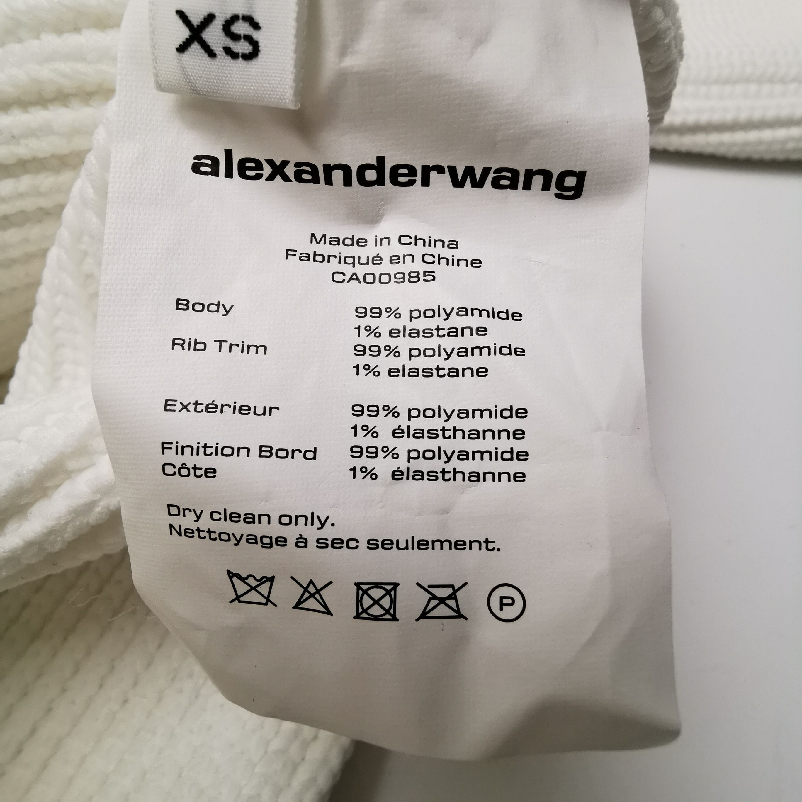 Alexander Wang Alexander Wang Ribbed Knit Sweater White Size XS Size XS / US 0-2 / IT 36-38 - 7 Thumbnail