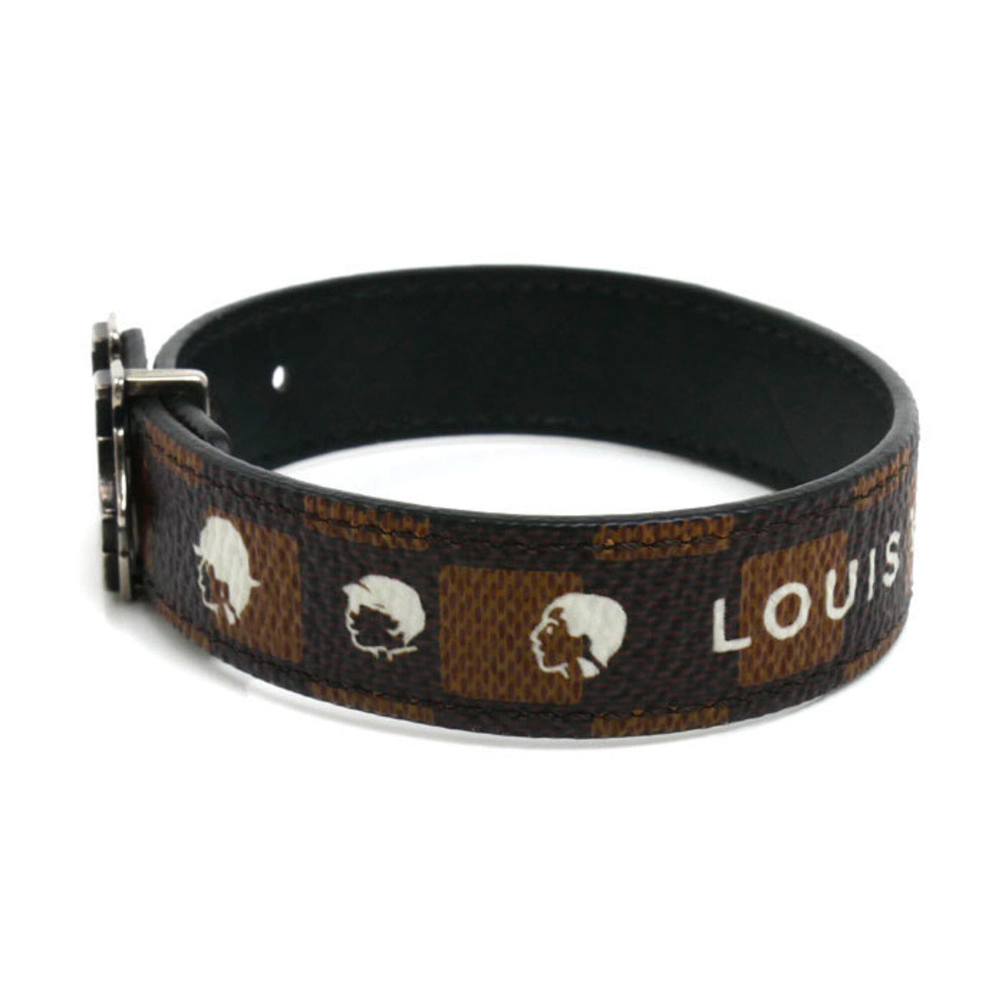 Louis Vuitton Louis Vuitton Damier Canvas x NIGO Friandoship Reversible Bracelet M4429E Men's Size ONE SIZE - 2 Thumbnail