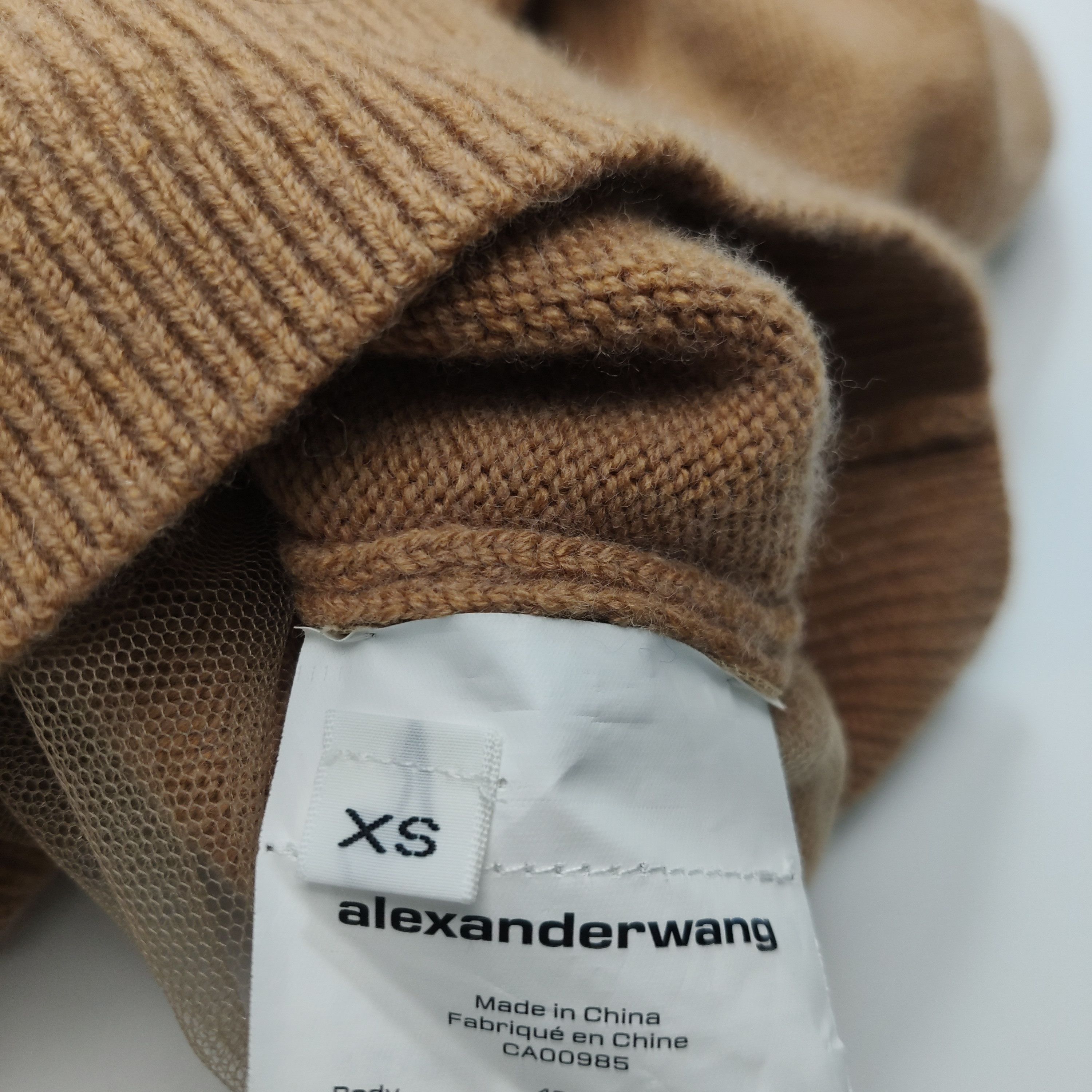 Alexander Wang Alexander Wang Beige Wool Blend Sweater Size XS Size XS / US 0-2 / IT 36-38 - 6 Thumbnail