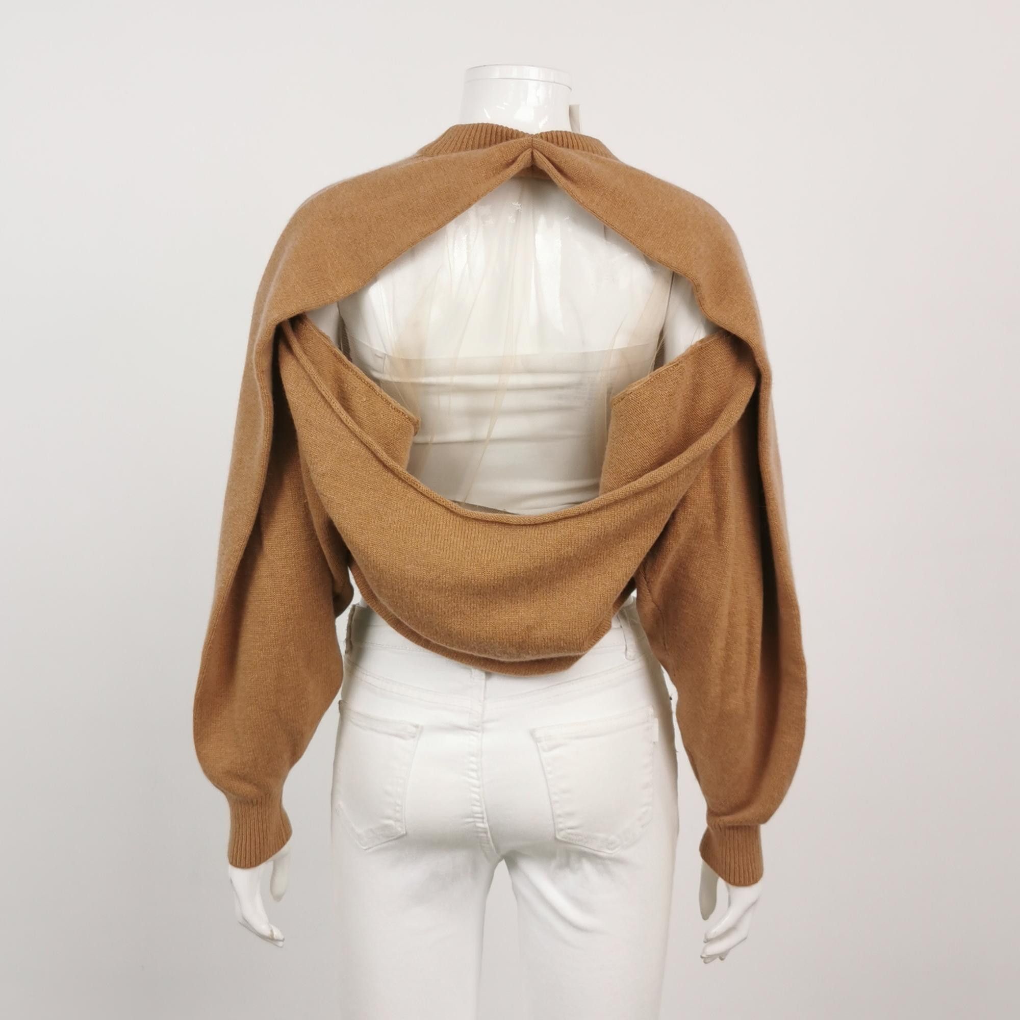 Alexander Wang Alexander Wang Beige Wool Blend Sweater Size XS Size XS / US 0-2 / IT 36-38 - 2 Thumbnail