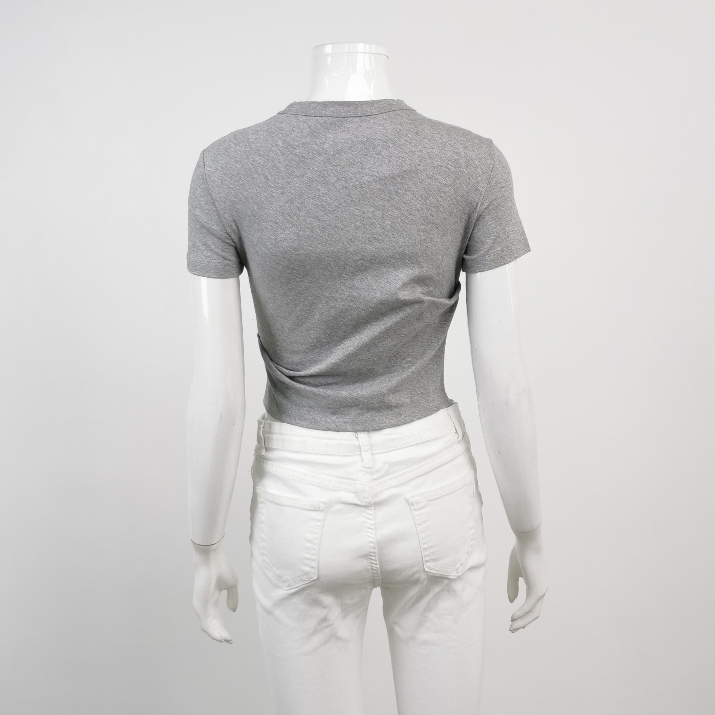 Alexander Wang Alexander Wang Twisted Crop T-Shirt XS Size XS / US 0-2 / IT 36-38 - 2 Thumbnail