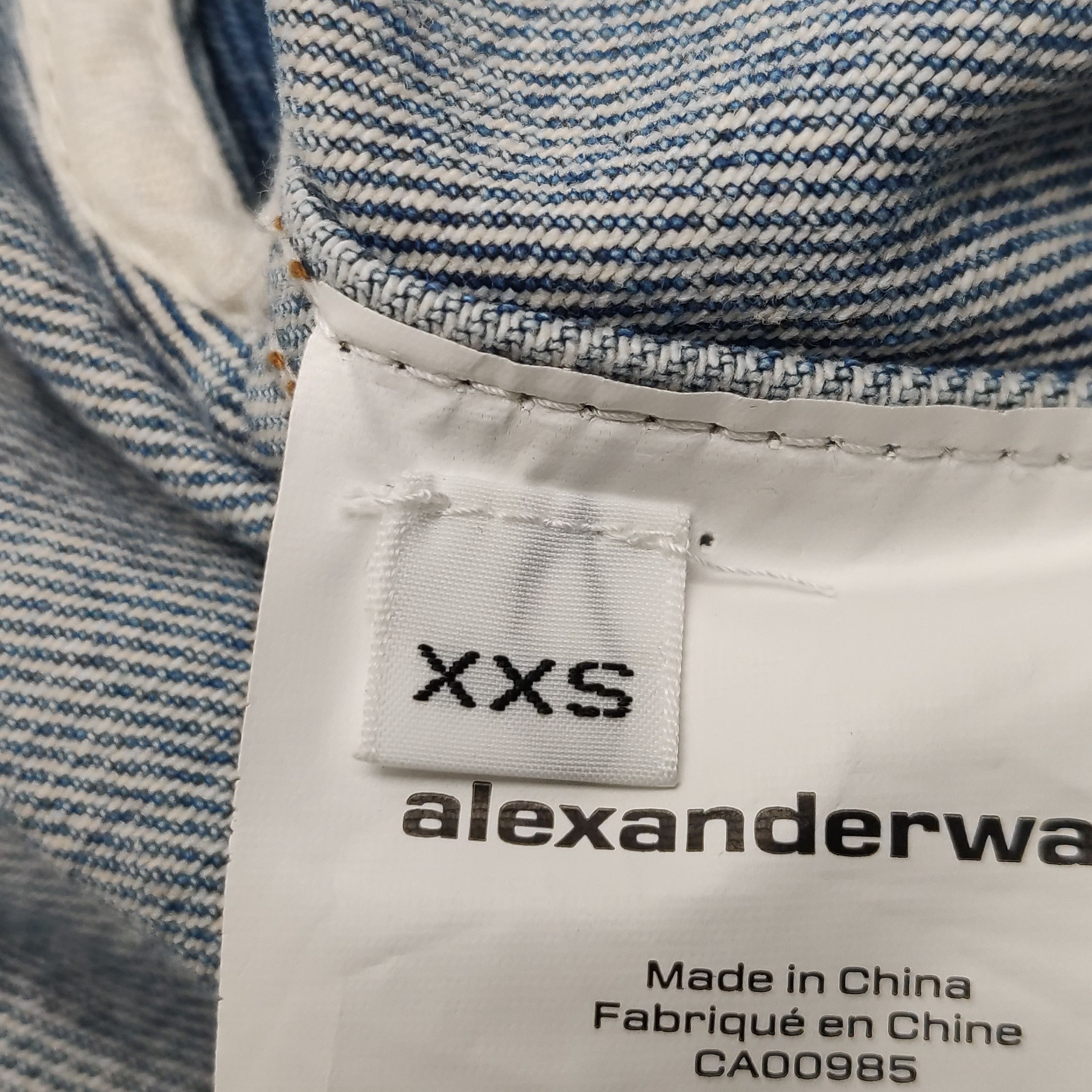 Alexander Wang Alexander Wang Denim Vest XXS Size XXS / US 00 / IT 34 - 6 Thumbnail