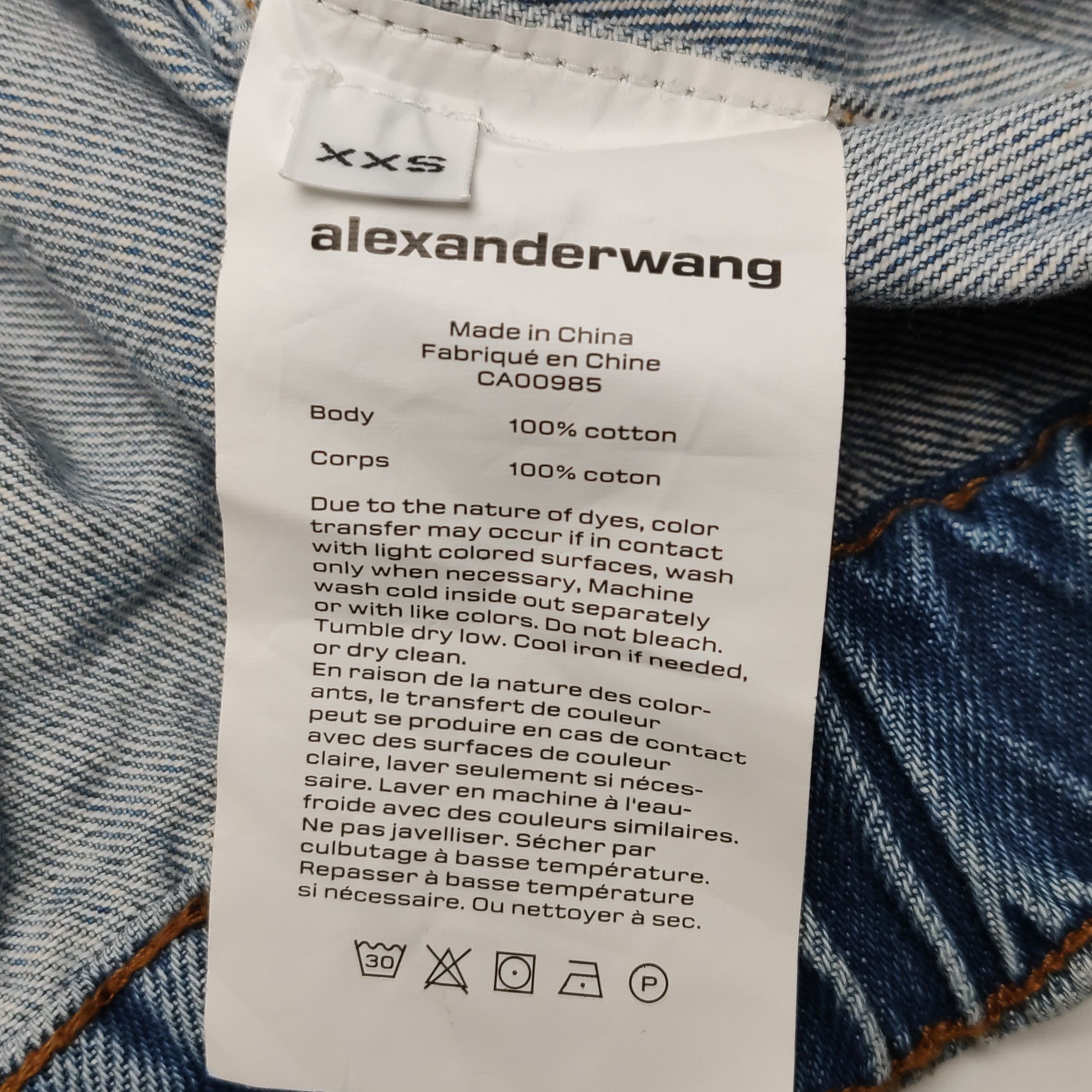 Alexander Wang Alexander Wang Denim Vest XXS Size XXS / US 00 / IT 34 - 7 Thumbnail