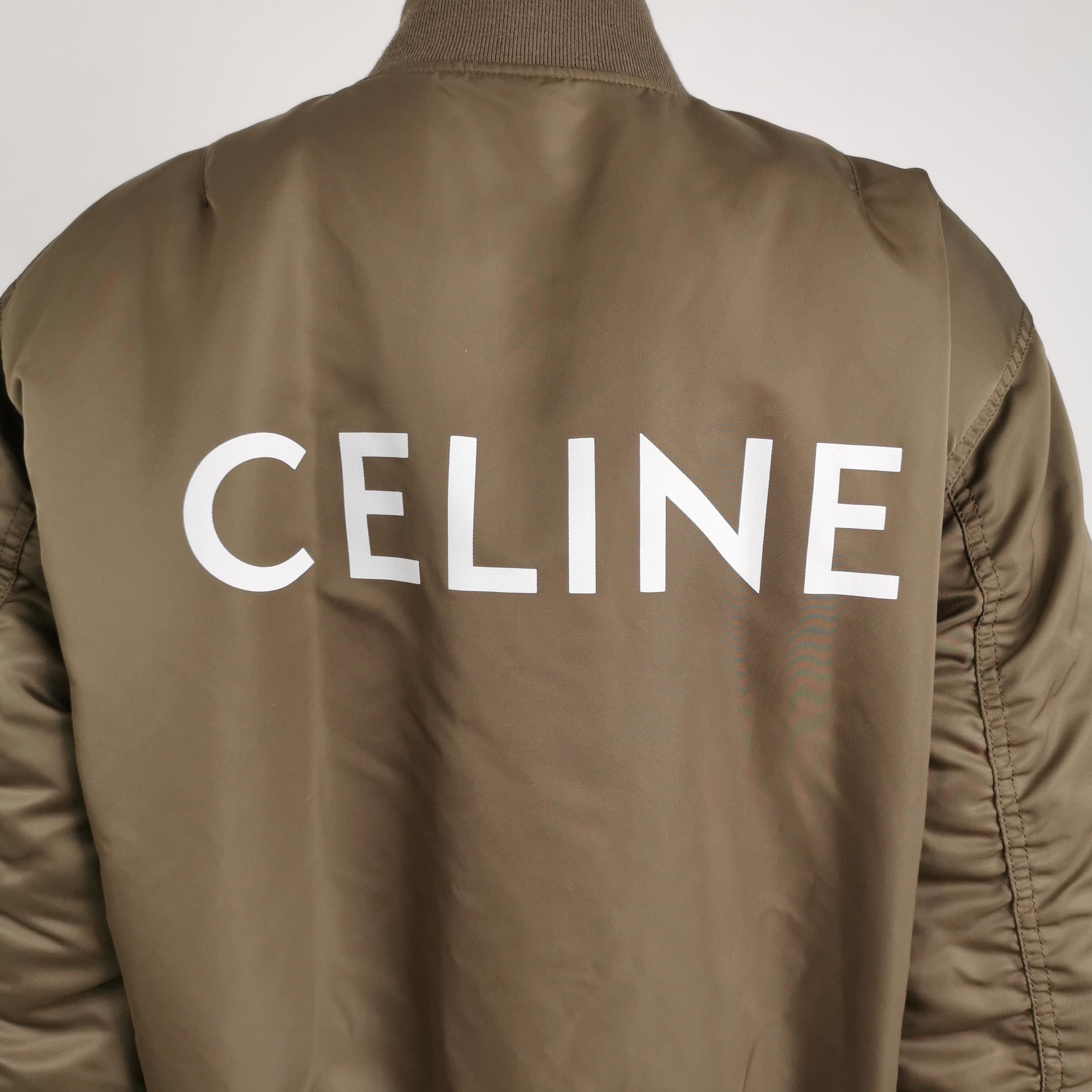 Celine Celine Logo Bomber Jacket Size S Size US S / EU 44-46 / 1 - 3 Thumbnail
