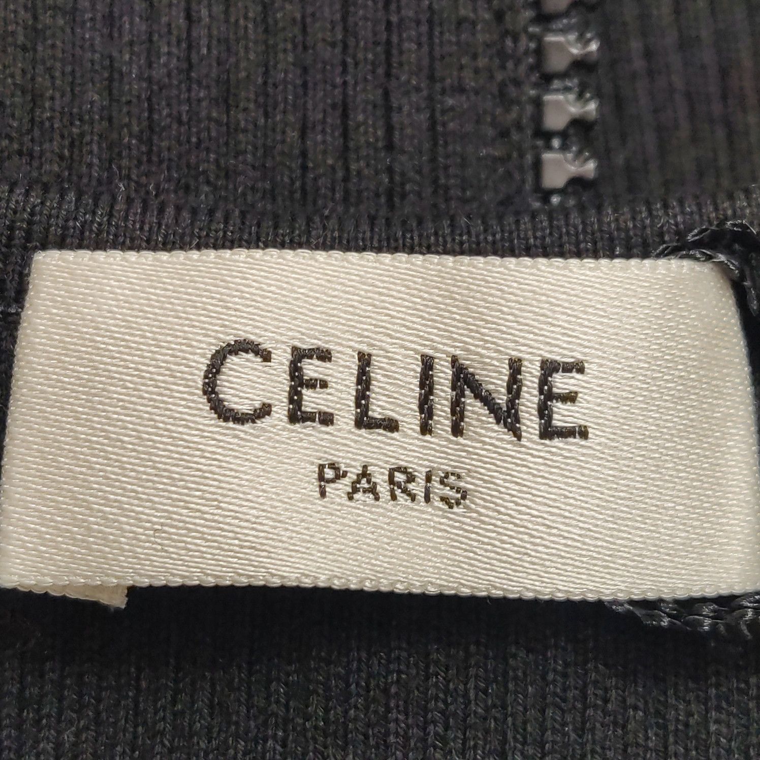 Celine Celine Logo Zip Up Tank Top L Size L / US 10 / IT 46 - 5 Thumbnail