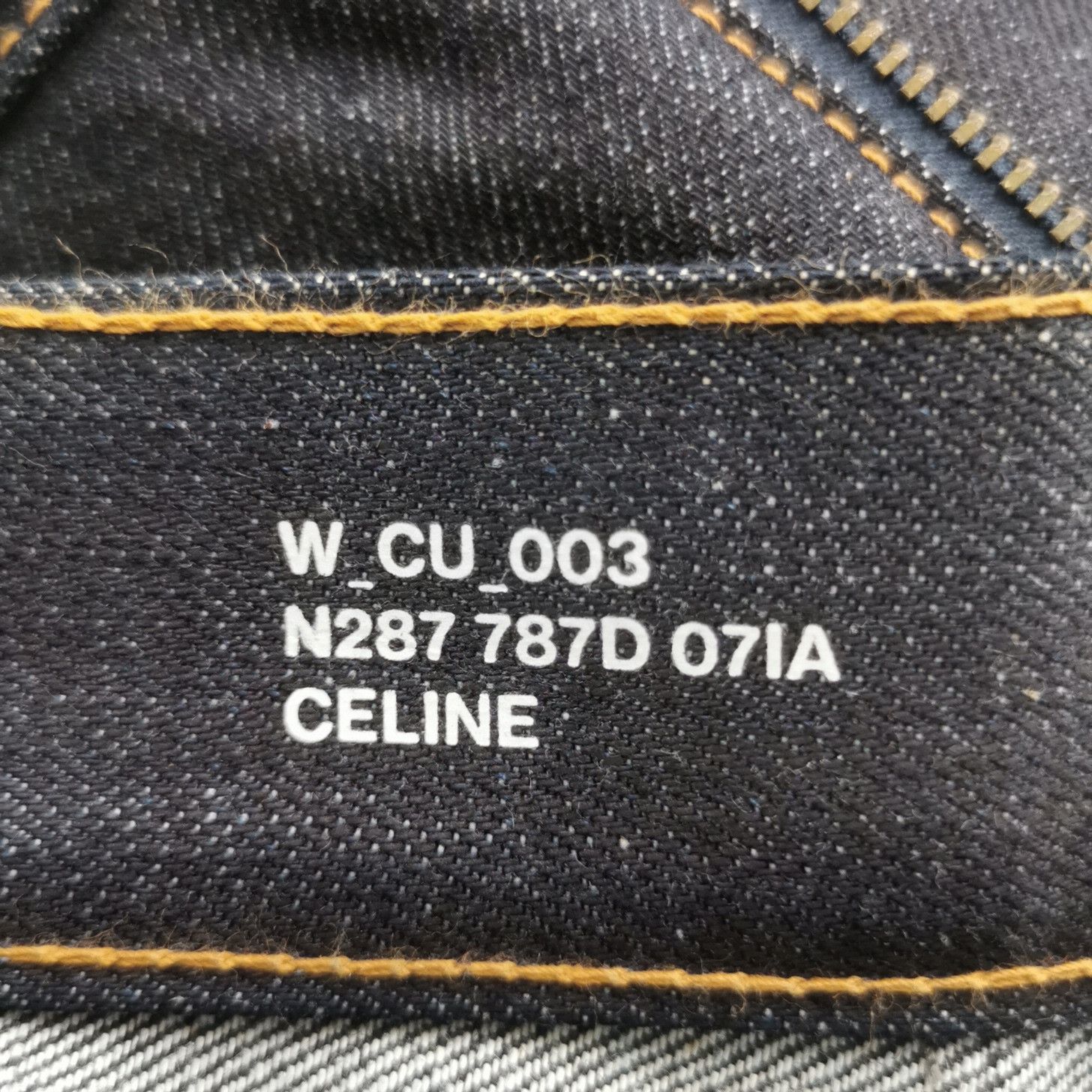 Celine Celine Chain Detail Denim Jeans Size 29 Size 29" - 5 Thumbnail