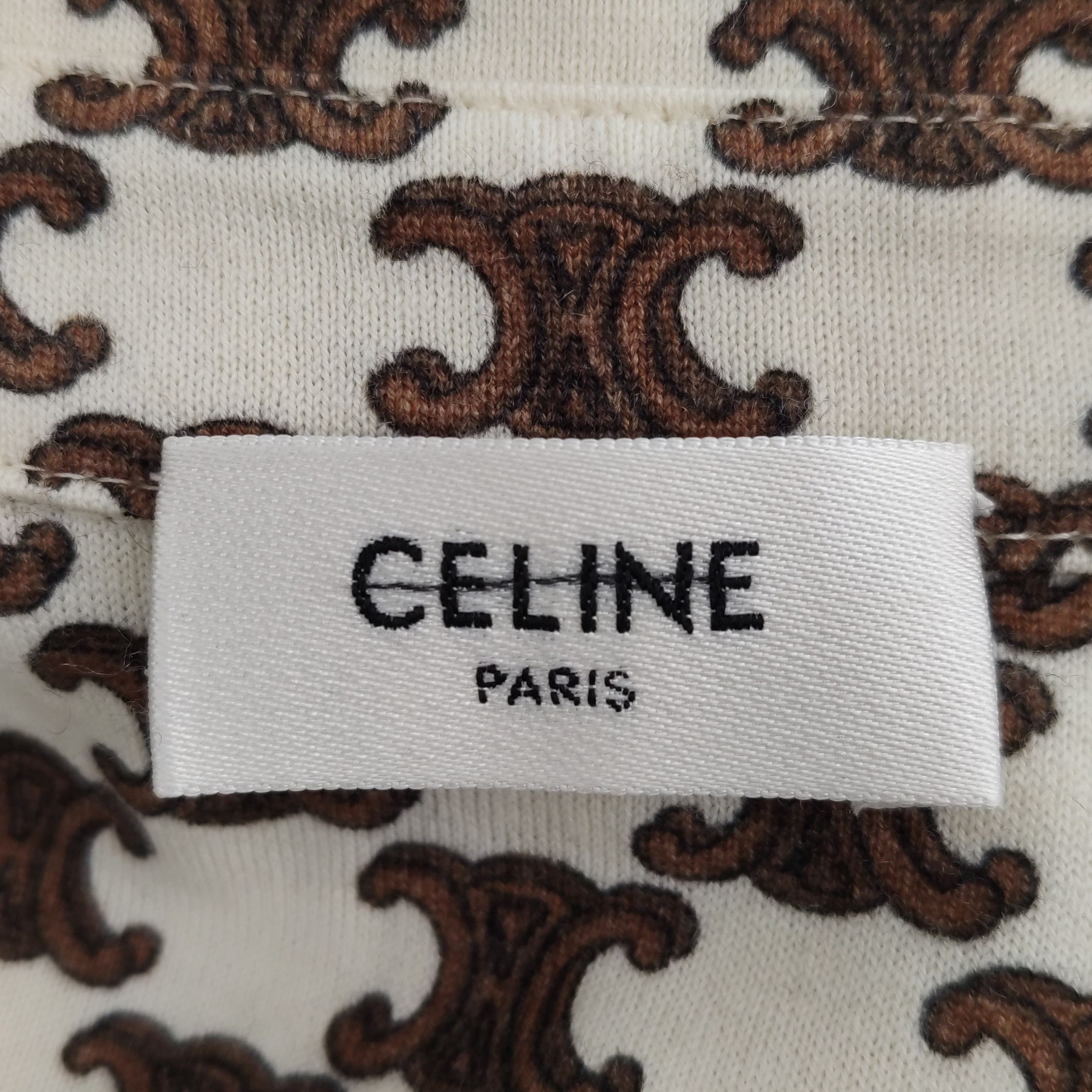 Celine Celine Triomphe Monogram Button Down Mini Dress Size M Size M / US 6-8 / IT 42-44 - 11 Thumbnail