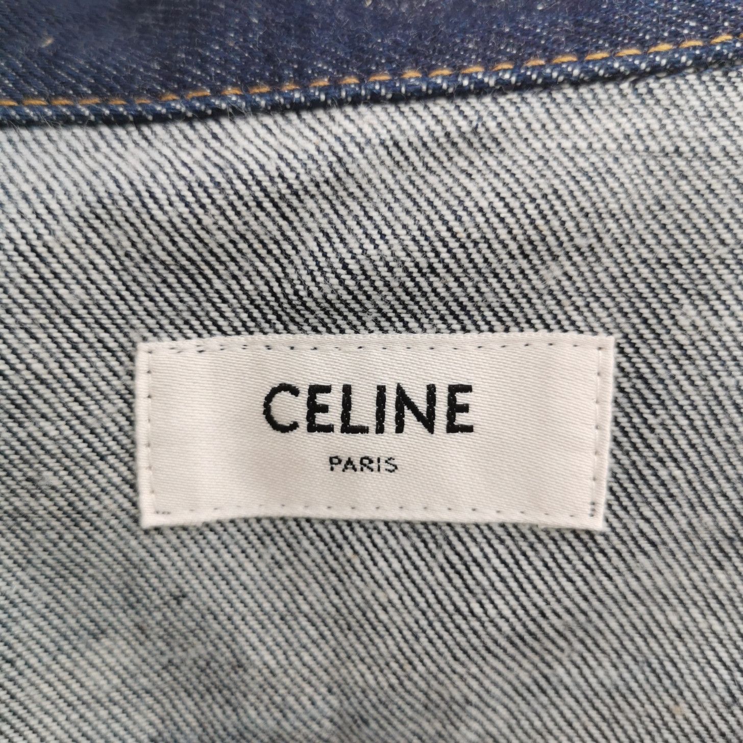 Celine Celine Rigid Indigo Denim Trucker Jacket Size S Size S / US 4 / IT 40 - 4 Thumbnail