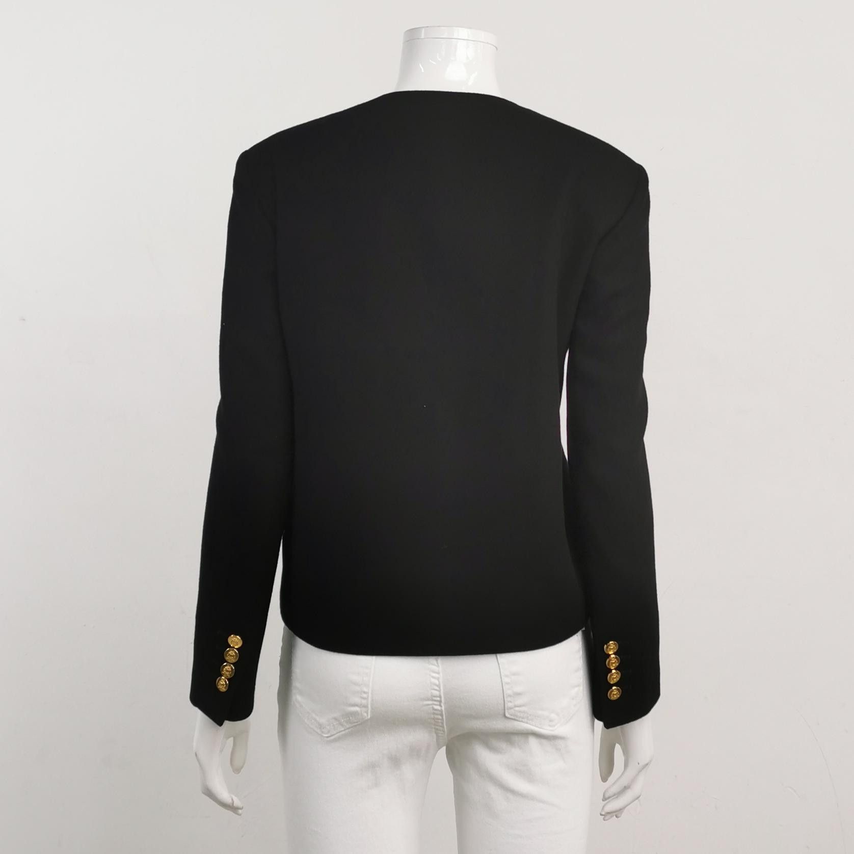 Celine Celine Cashmere V-Neck Blazer Size 34 Size XS / US 0-2 / IT 36-38 - 2 Thumbnail