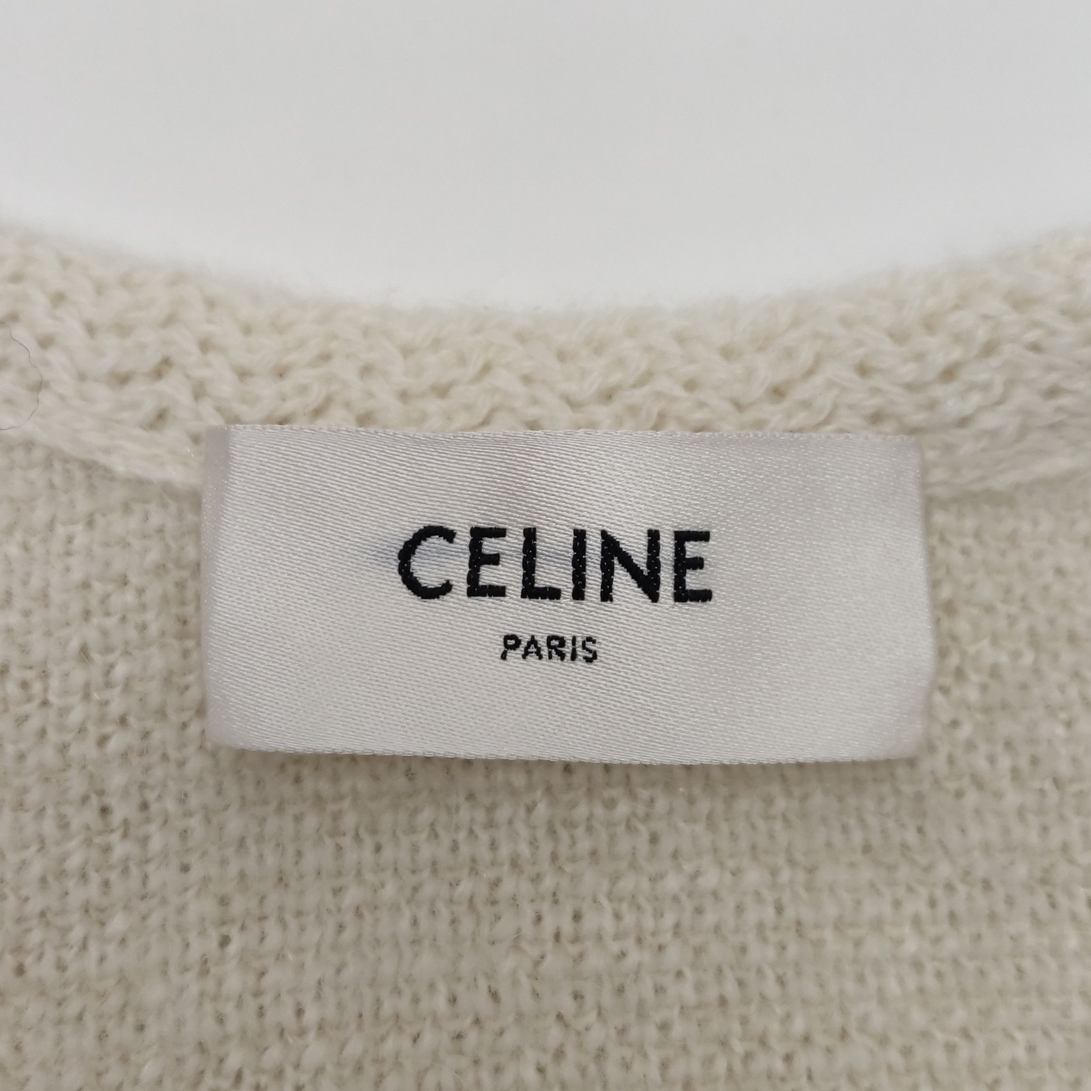 Celine Celine Mohair Blend Crystal Button Cardigan XS Size XS / US 0-2 / IT 36-38 - 8 Thumbnail