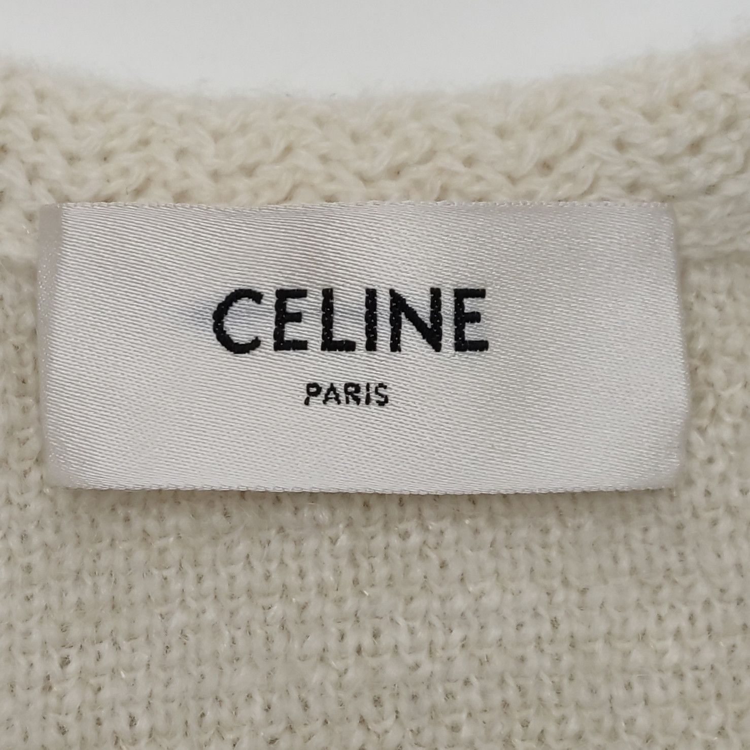 Celine Celine Mohair Blend Crystal Button Cardigan XS Size XS / US 0-2 / IT 36-38 - 4 Thumbnail