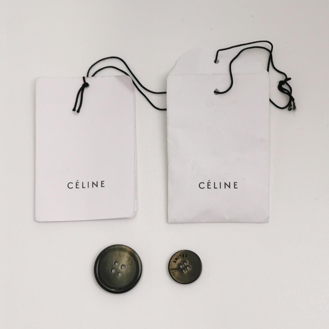Celine Celine Wool Blend Double Breasted Coat Size 34 Size XS / US 0-2 / IT 36-38 - 3 Thumbnail