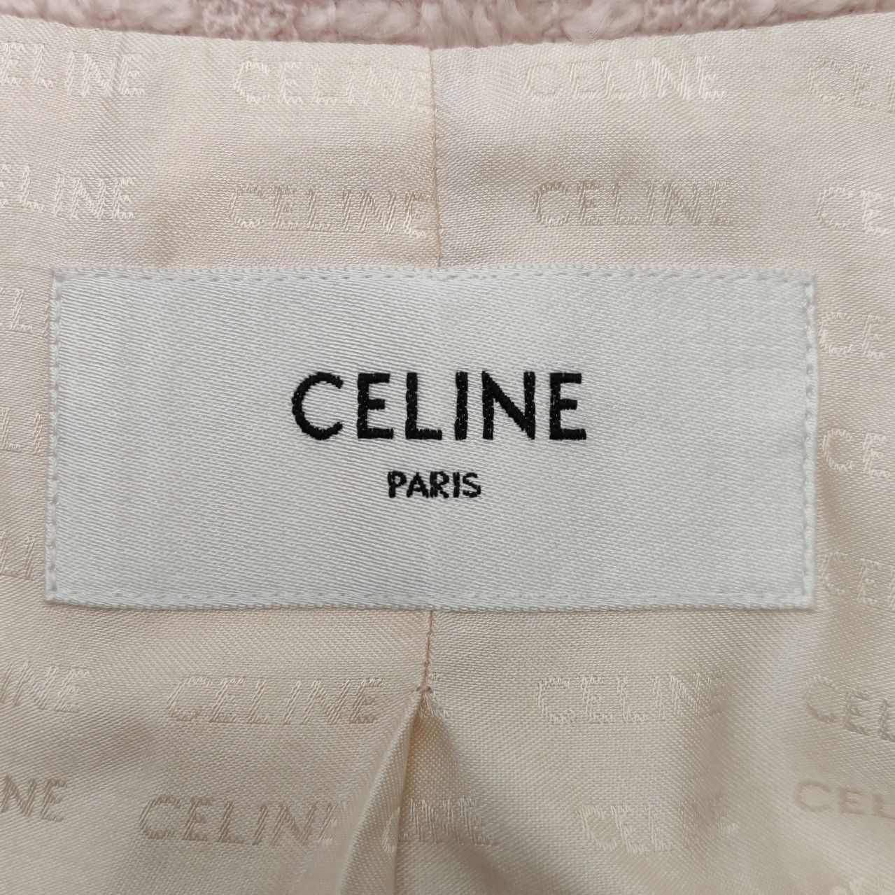 Celine Celine Pink Wool Mohair Blend Blazer Size 36 Size XS / US 0-2 / IT 36-38 - 4 Thumbnail