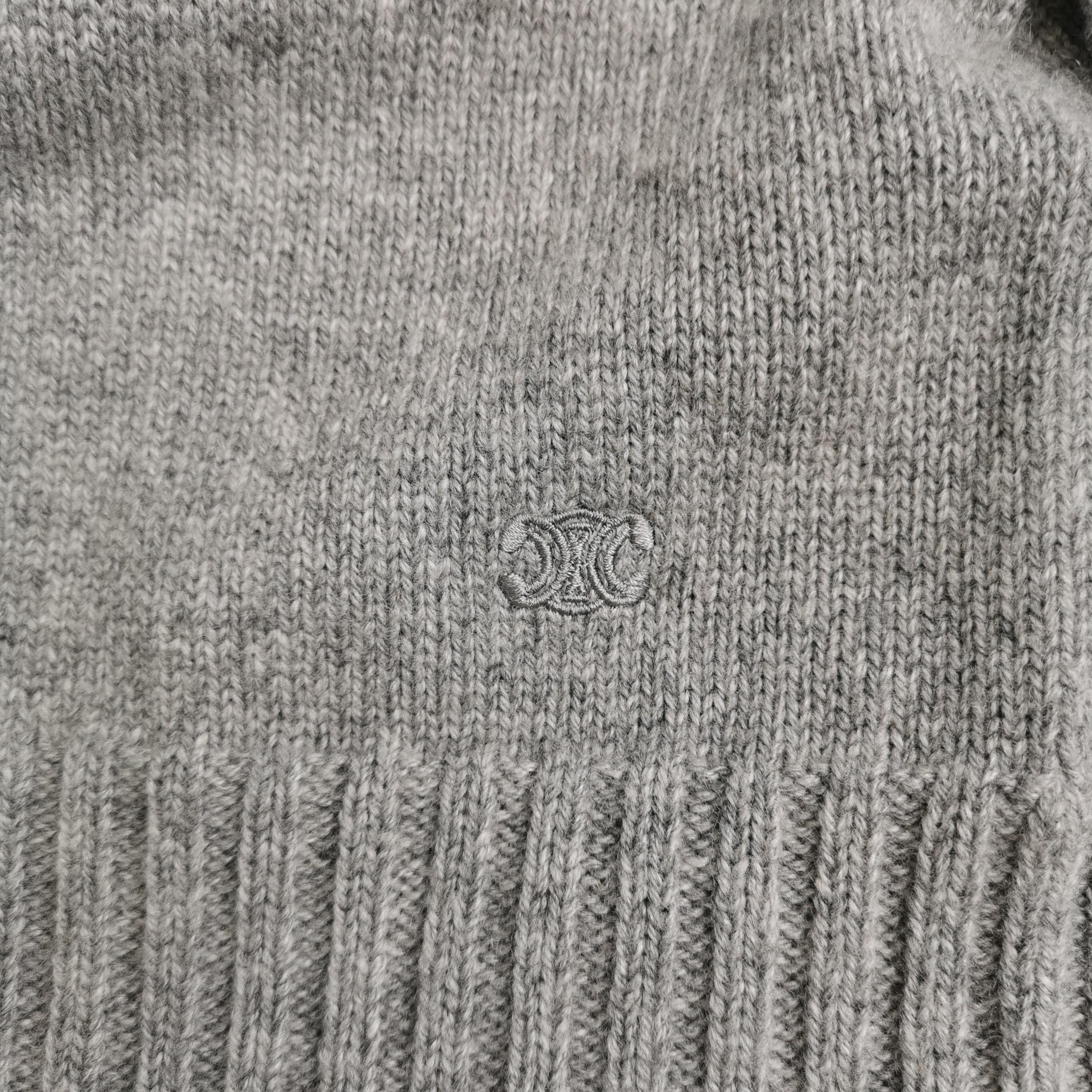 Celine Celine Cashmere Triomphe Sweater Size S Size S / US 4 / IT 40 - 3 Thumbnail