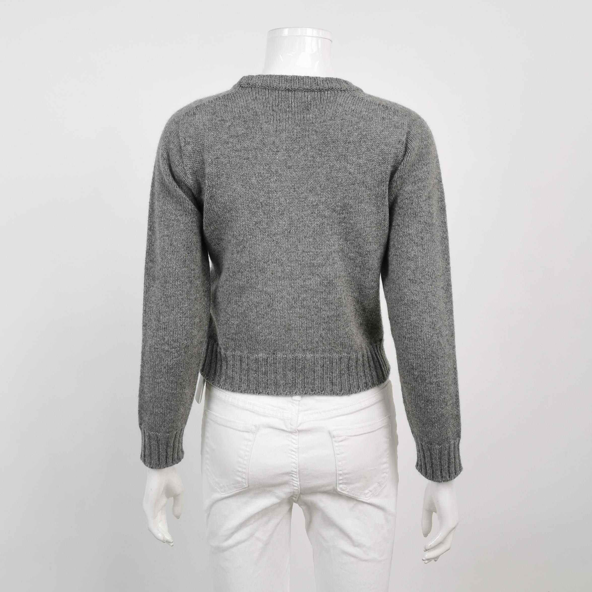 Celine Celine Cashmere Triomphe Sweater Size S Size S / US 4 / IT 40 - 2 Thumbnail