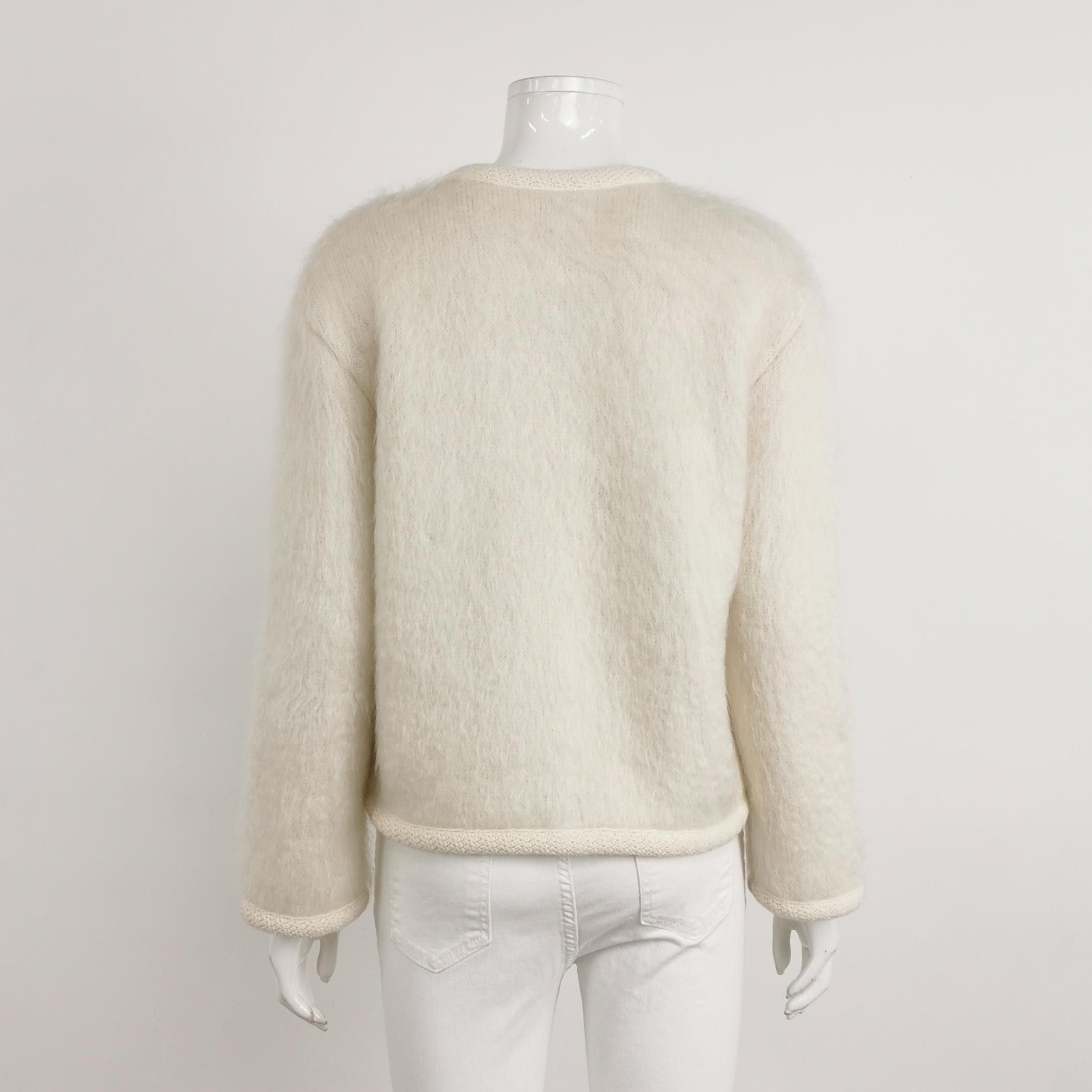Celine Celine Mohair Blend Button Up Sweater Size M Size M / US 6-8 / IT 42-44 - 2 Thumbnail