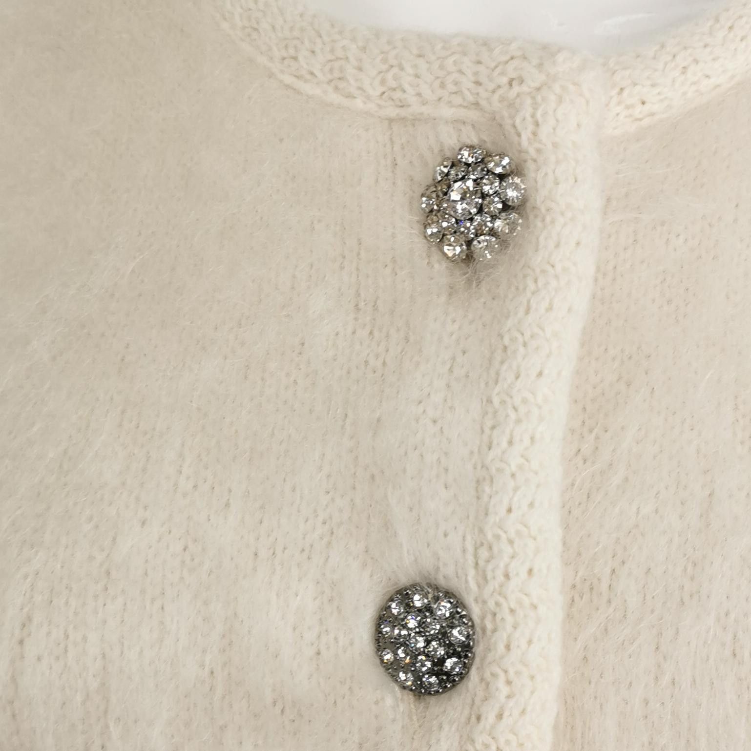 Celine Celine Mohair Blend Button Up Sweater Size M Size M / US 6-8 / IT 42-44 - 3 Thumbnail