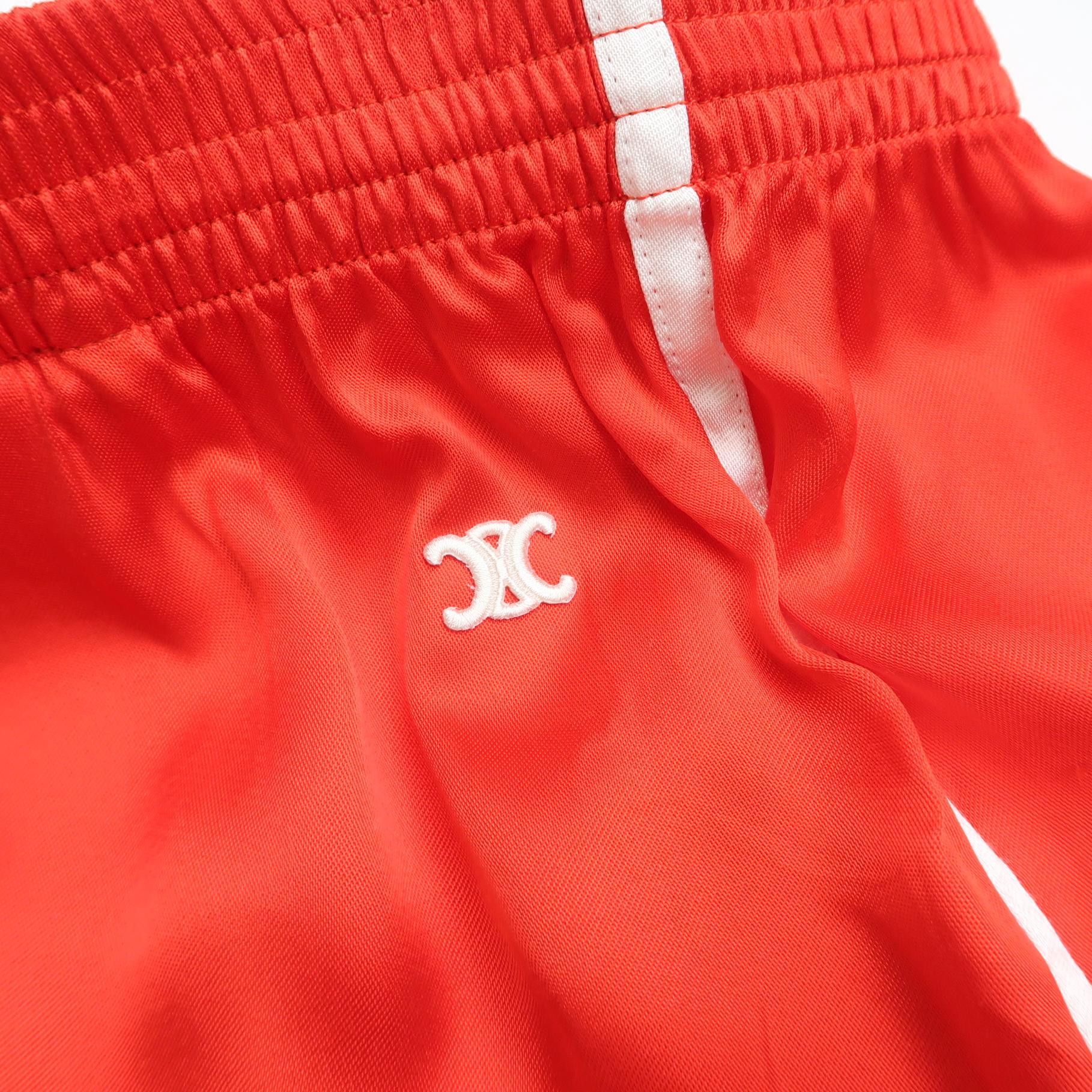 Celine Celine Red Logo Shorts Size 40 Size 27" / US 4 / IT 40 - 3 Thumbnail