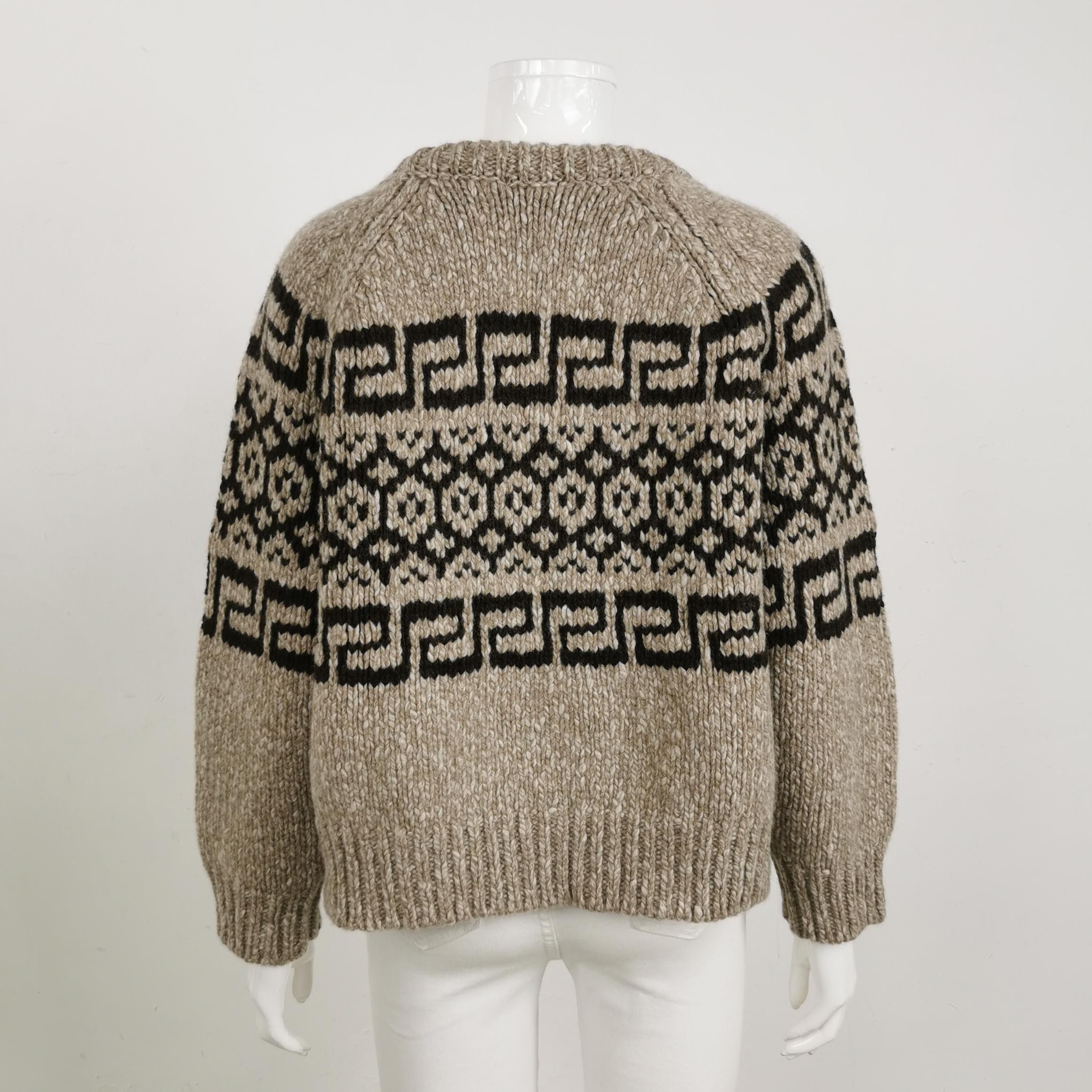 Celine Celine Triomphe Wool Sweater Size M Size M / US 6-8 / IT 42-44 - 2 Thumbnail