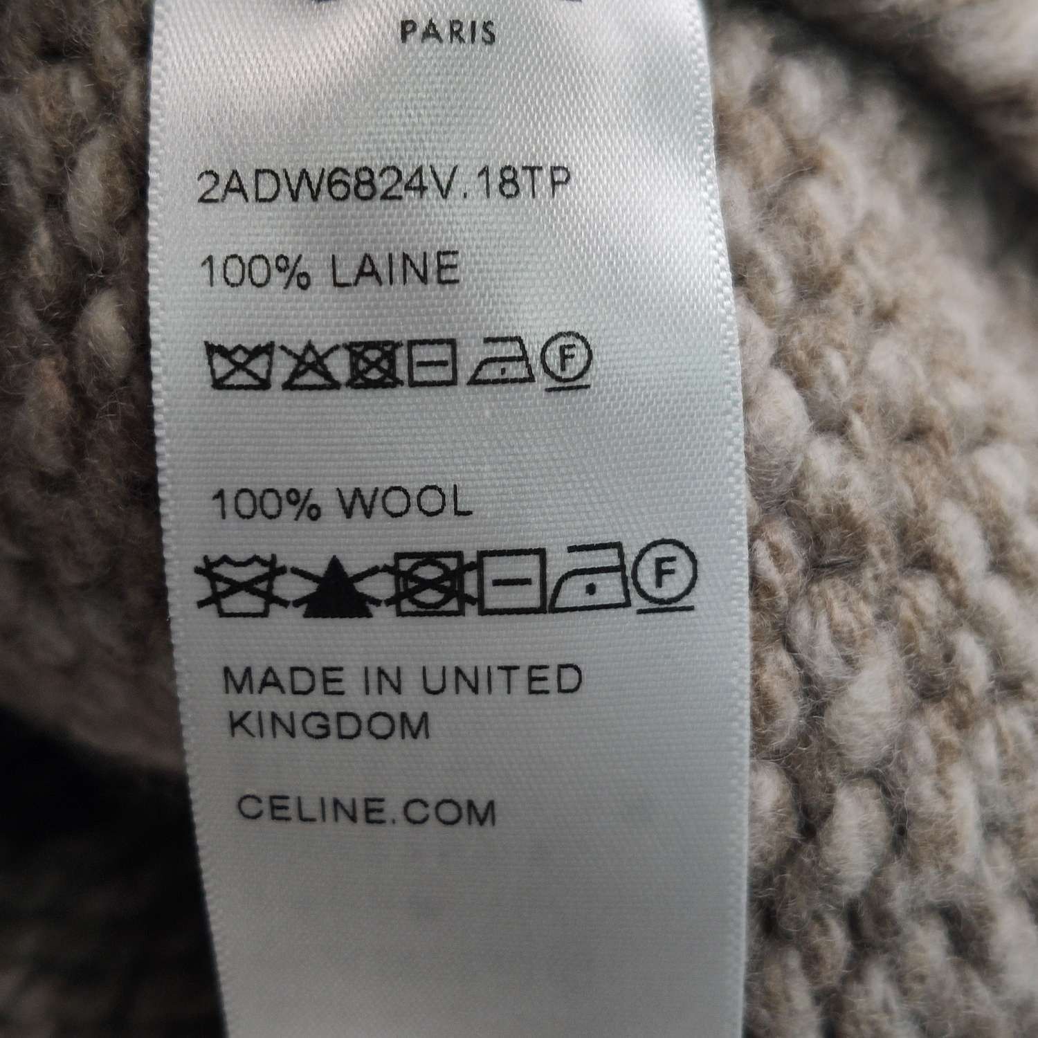 Celine Celine Triomphe Wool Sweater Size M Size M / US 6-8 / IT 42-44 - 9 Thumbnail