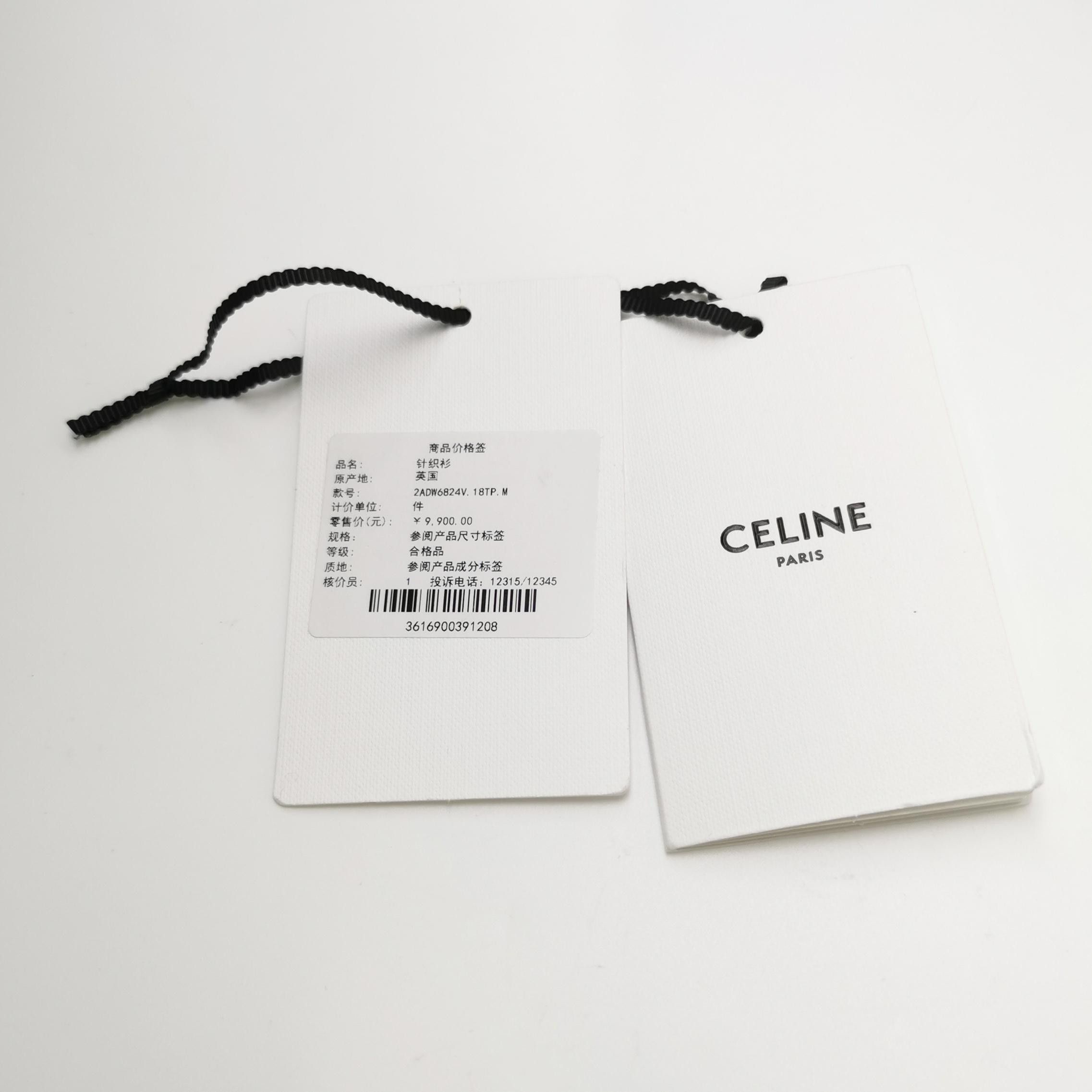 Celine Celine Triomphe Wool Sweater Size M Size M / US 6-8 / IT 42-44 - 5 Thumbnail