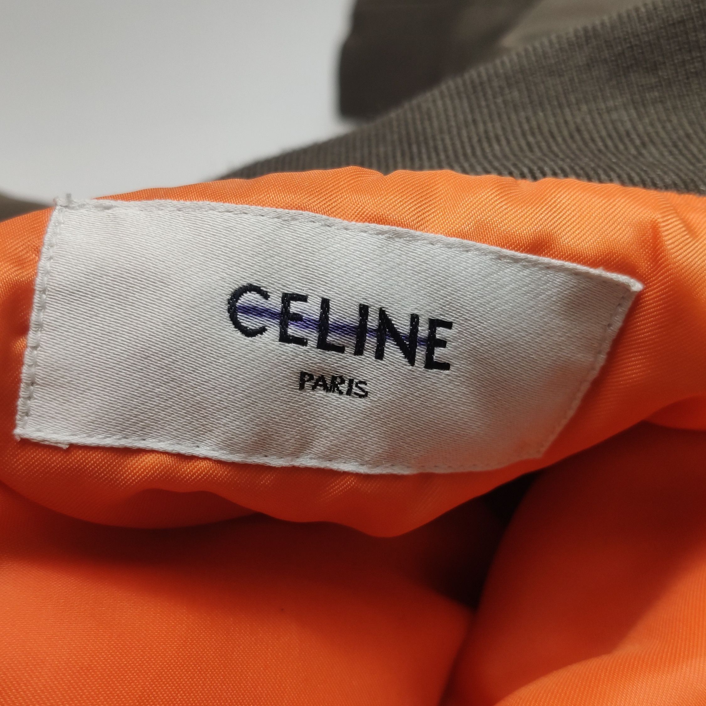 Celine Celine Logo Bomber Jacket 44 Size US S / EU 44-46 / 1 - 9 Thumbnail