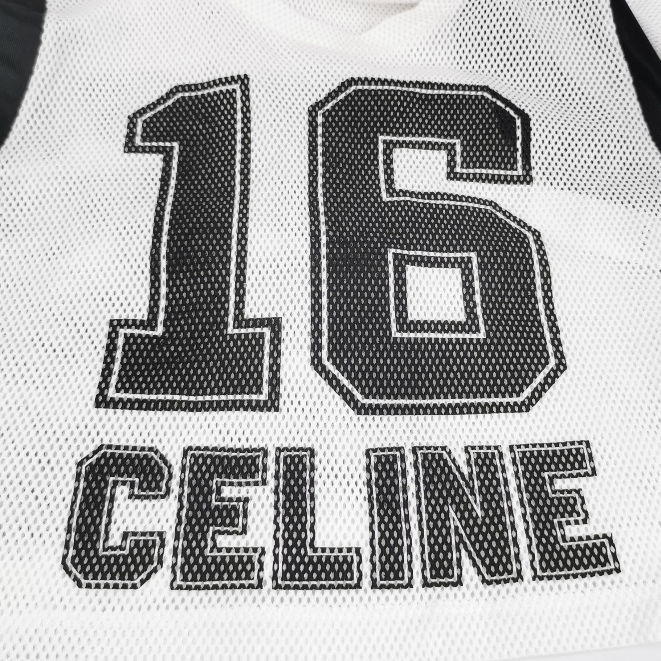Celine Celine 16 Logo Mesh T-Shirt Size M Size M / US 6-8 / IT 42-44 - 3 Thumbnail