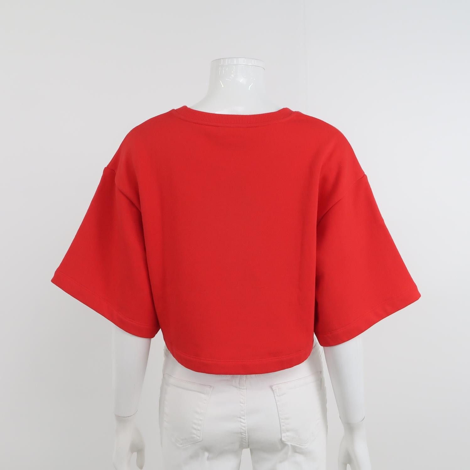Celine Celine Logo T-Shirt Red Size XS Size XS / US 0-2 / IT 36-38 - 2 Thumbnail