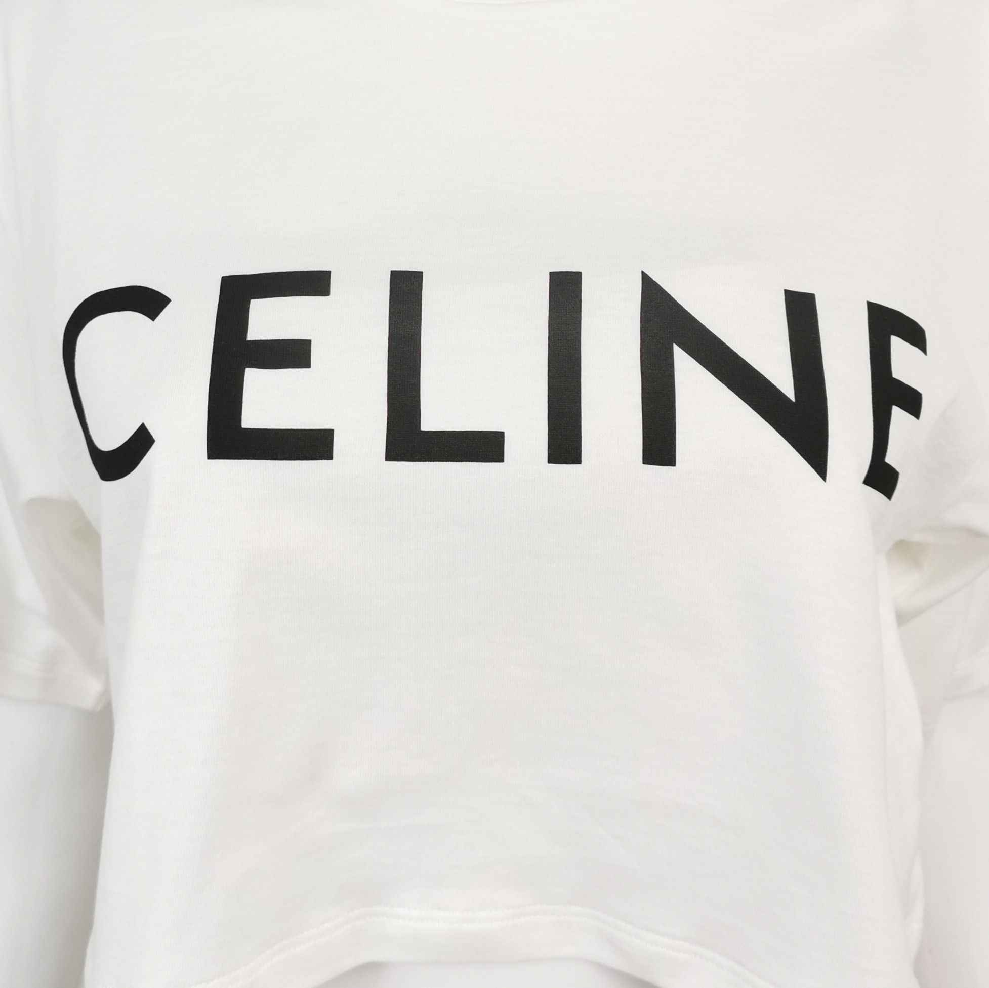 Celine Celine Logo Crop Top Size XS Size XS / US 0-2 / IT 36-38 - 3 Thumbnail