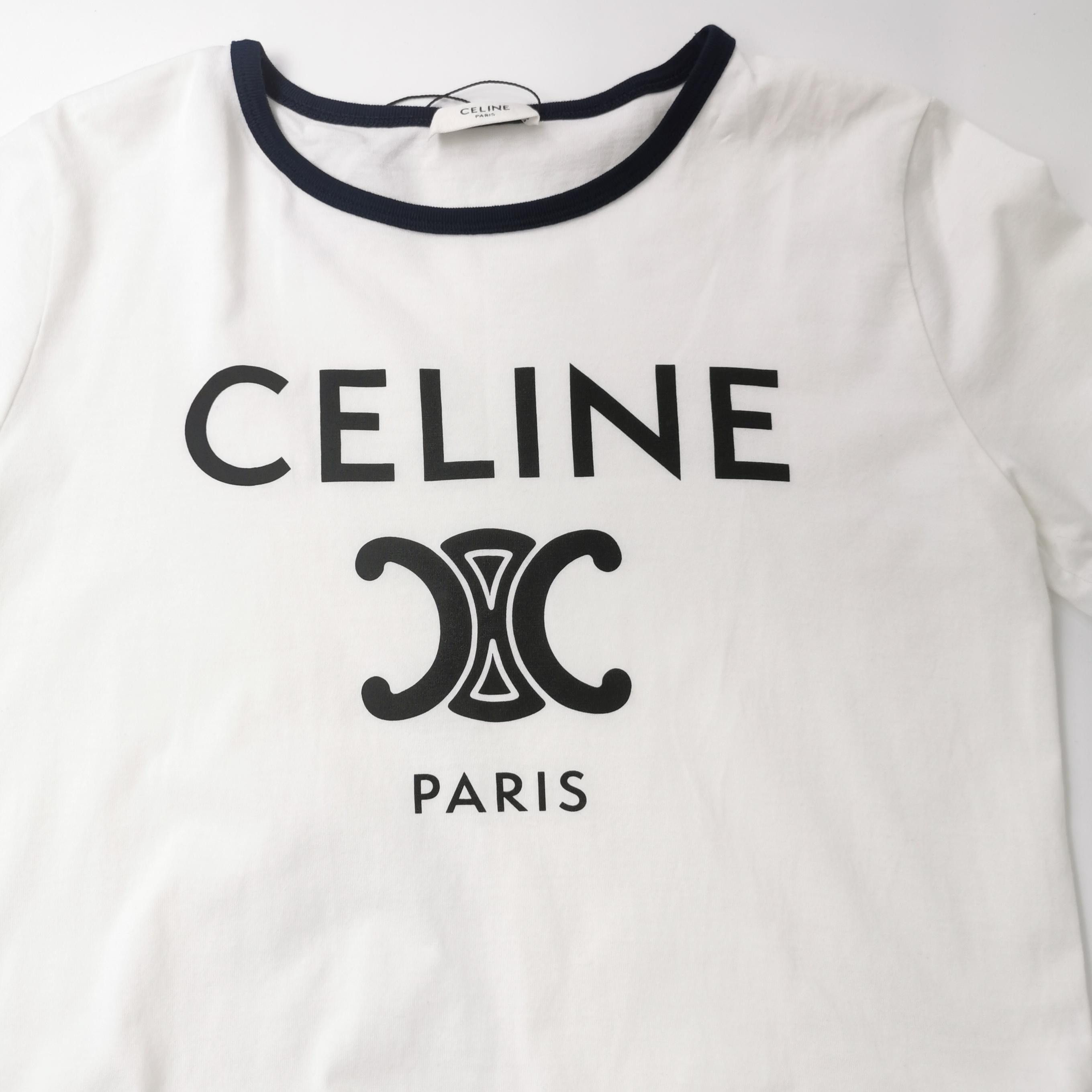 Celine Celine Logo T-Shirt Size S Size S / US 4 / IT 40 - 3 Thumbnail