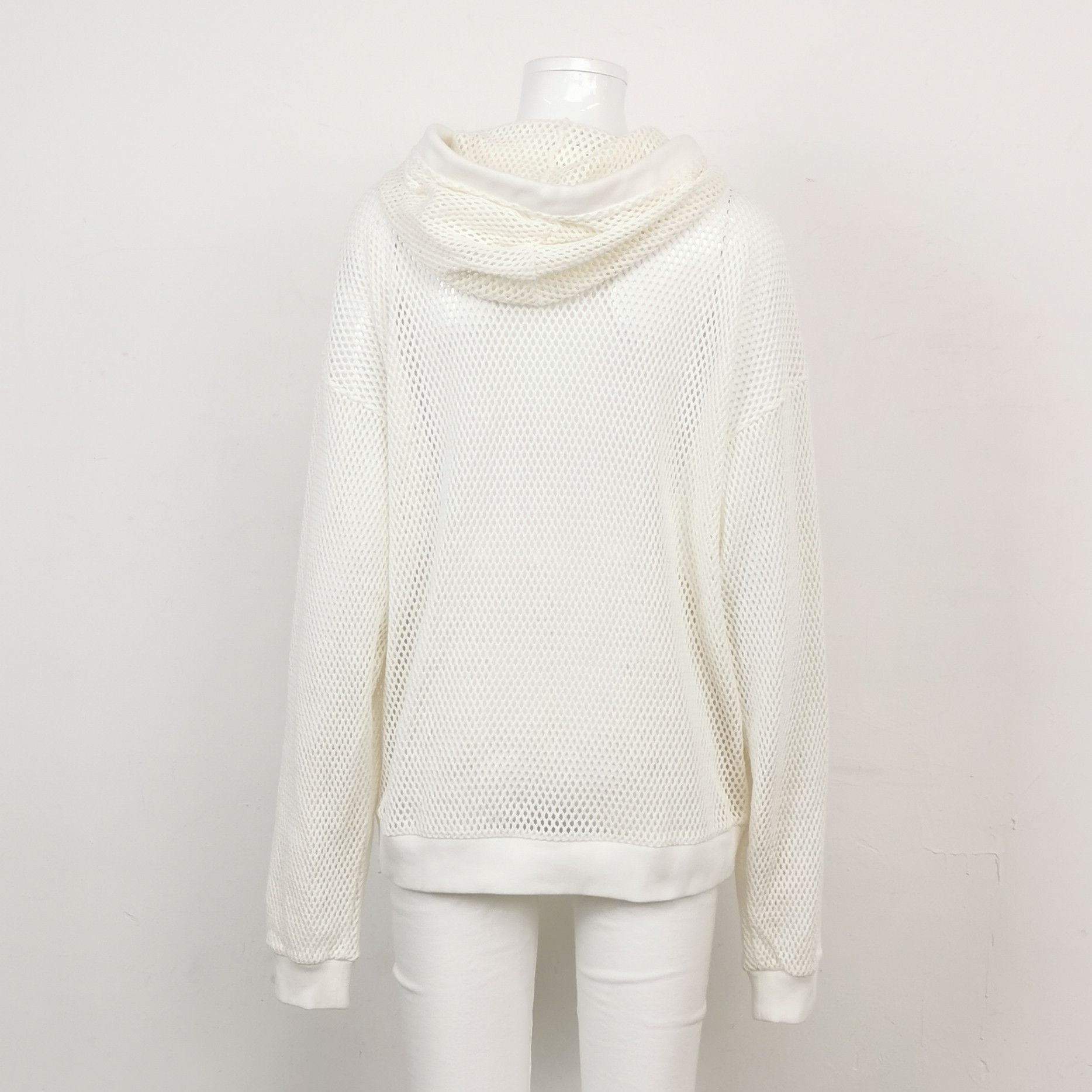Celine Celine Logo Mesh Hoodie Size L Size US L / EU 52-54 / 3 - 2 Thumbnail