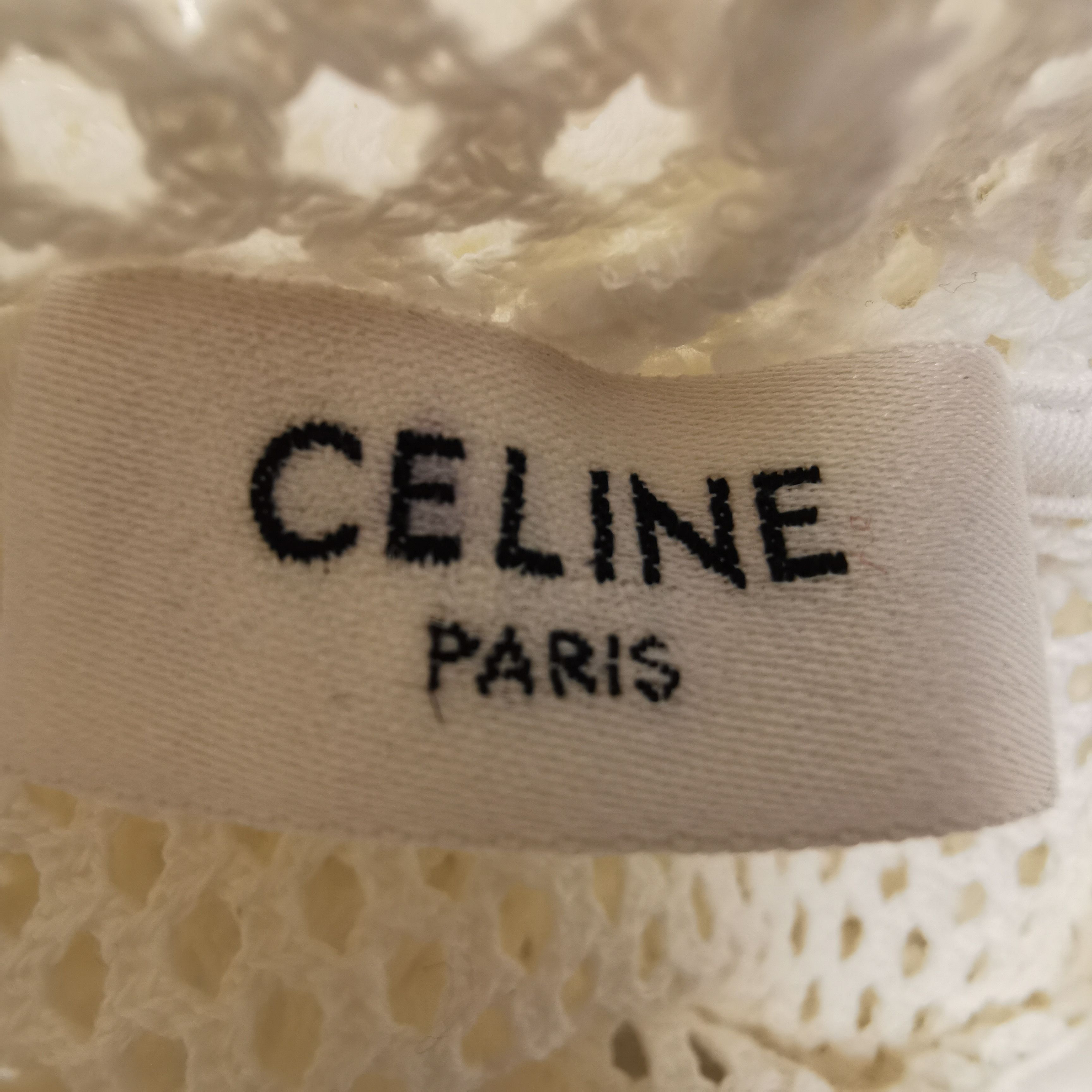 Celine Celine Logo Mesh Hoodie Size L Size US L / EU 52-54 / 3 - 5 Thumbnail