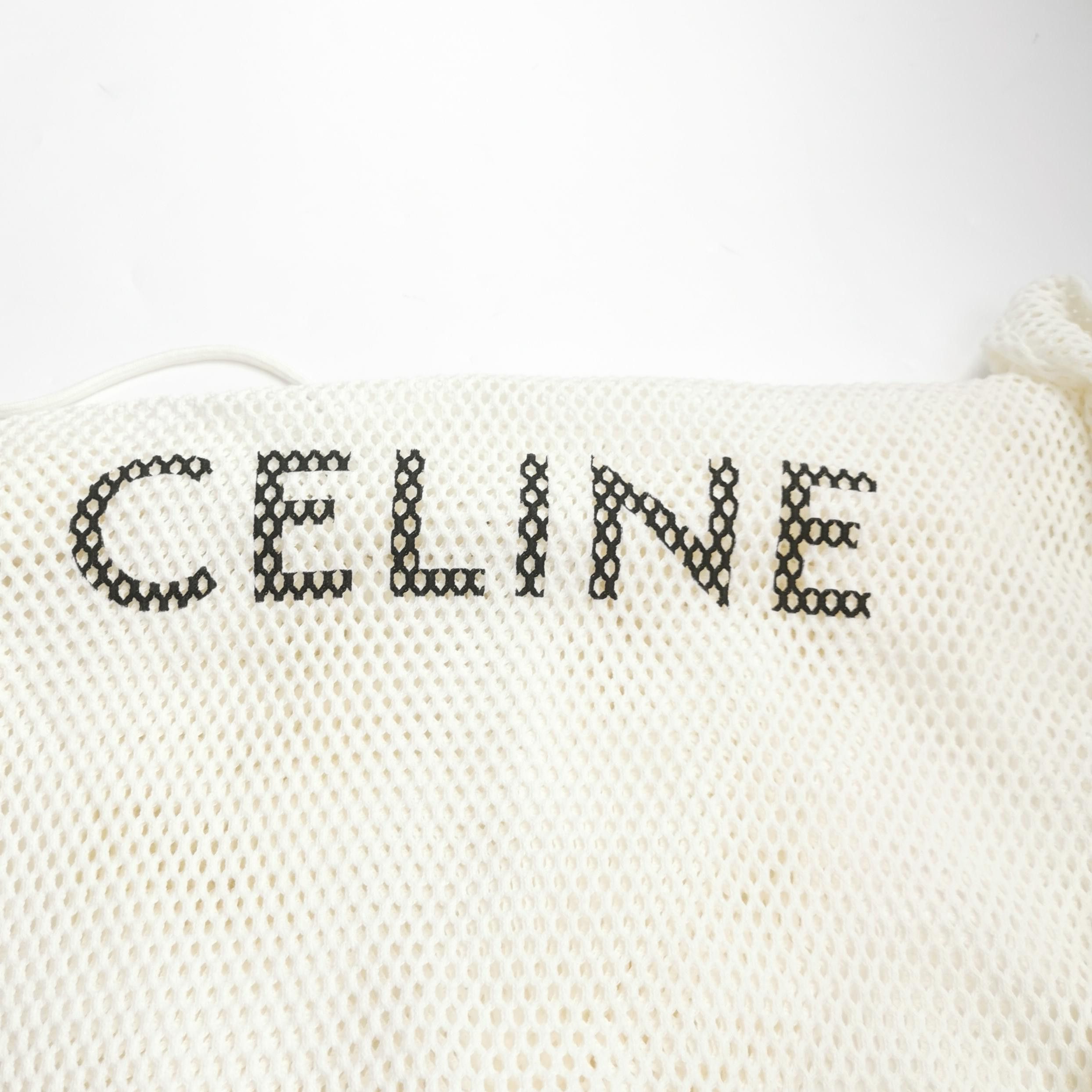 Celine Celine Logo Mesh Hoodie Size L Size US L / EU 52-54 / 3 - 3 Thumbnail