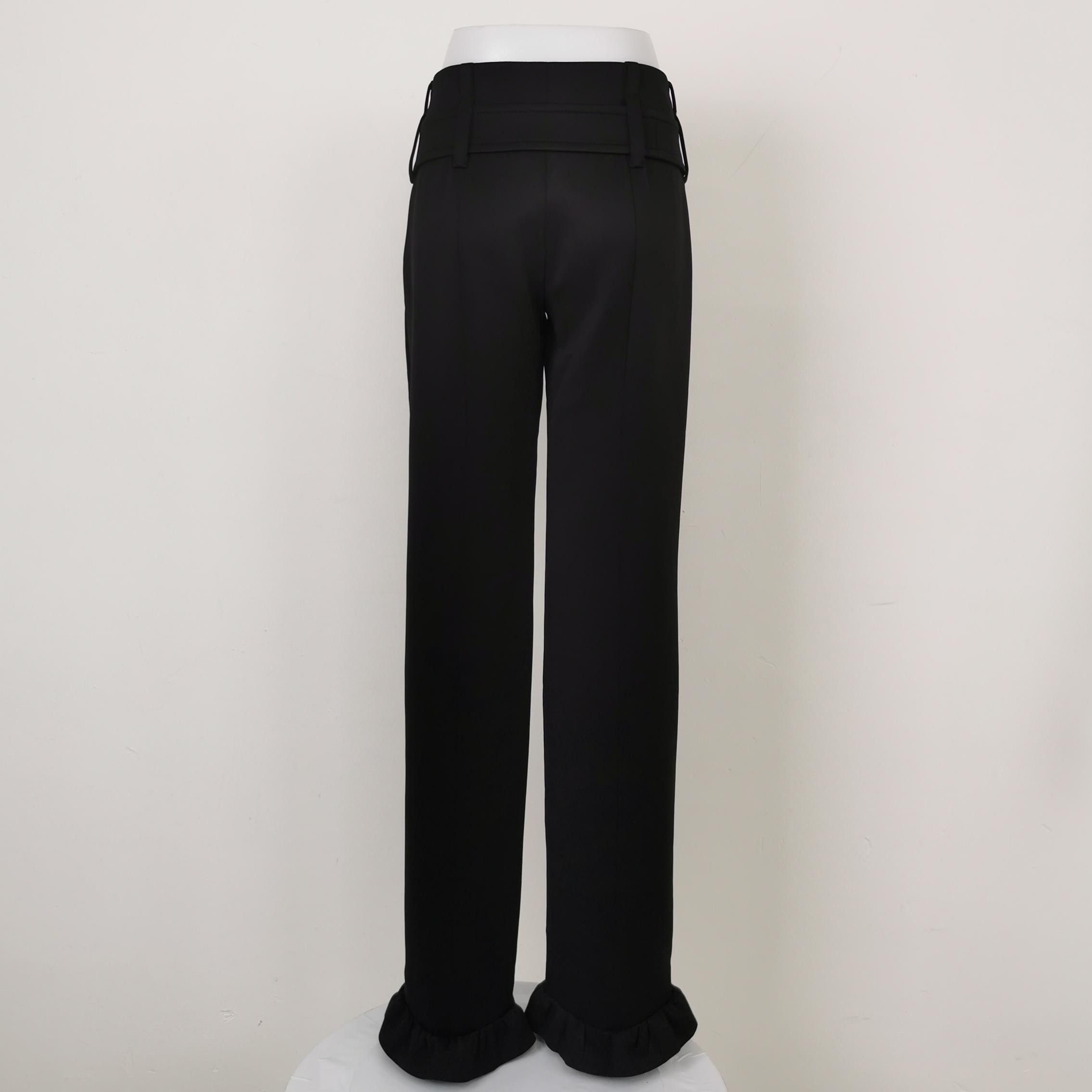 Prada Prada Belted Flared Pants Size 40 Size 27" / US 4 / IT 40 - 2 Thumbnail