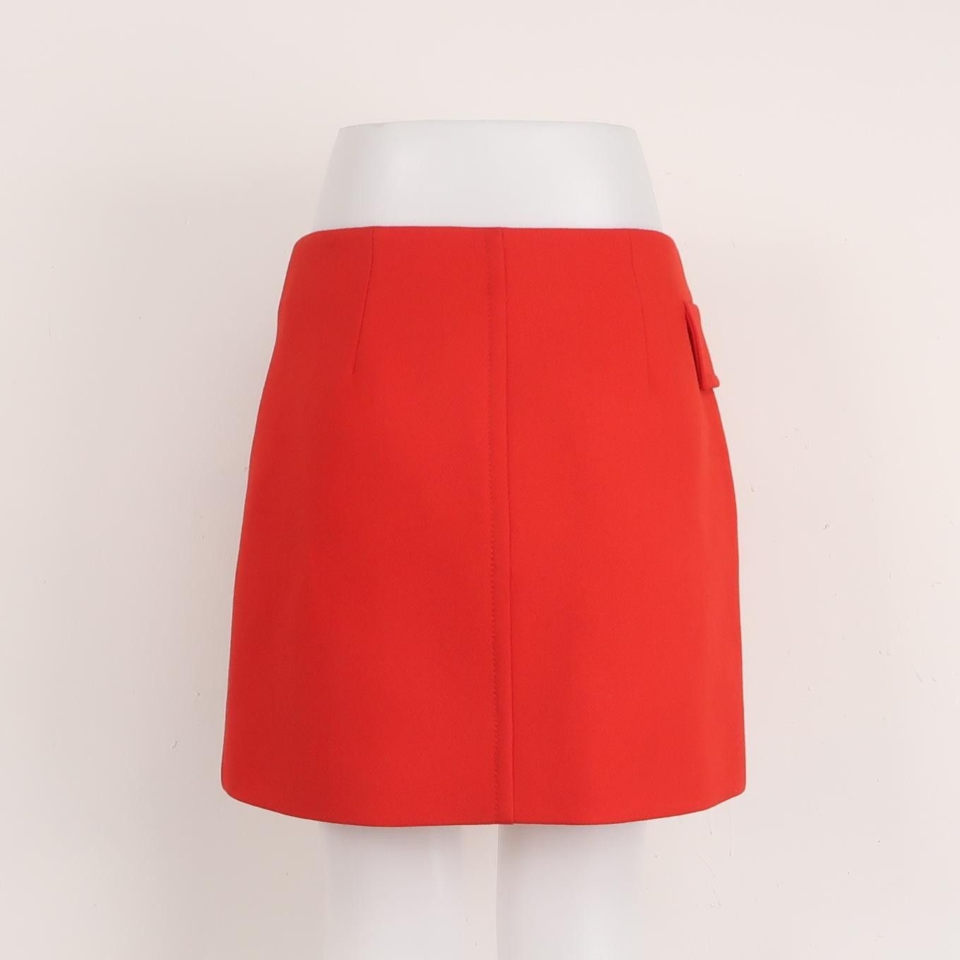 Prada Prada Wool Mini Skirt Size 40 Size 27" / US 4 / IT 40 - 2 Thumbnail
