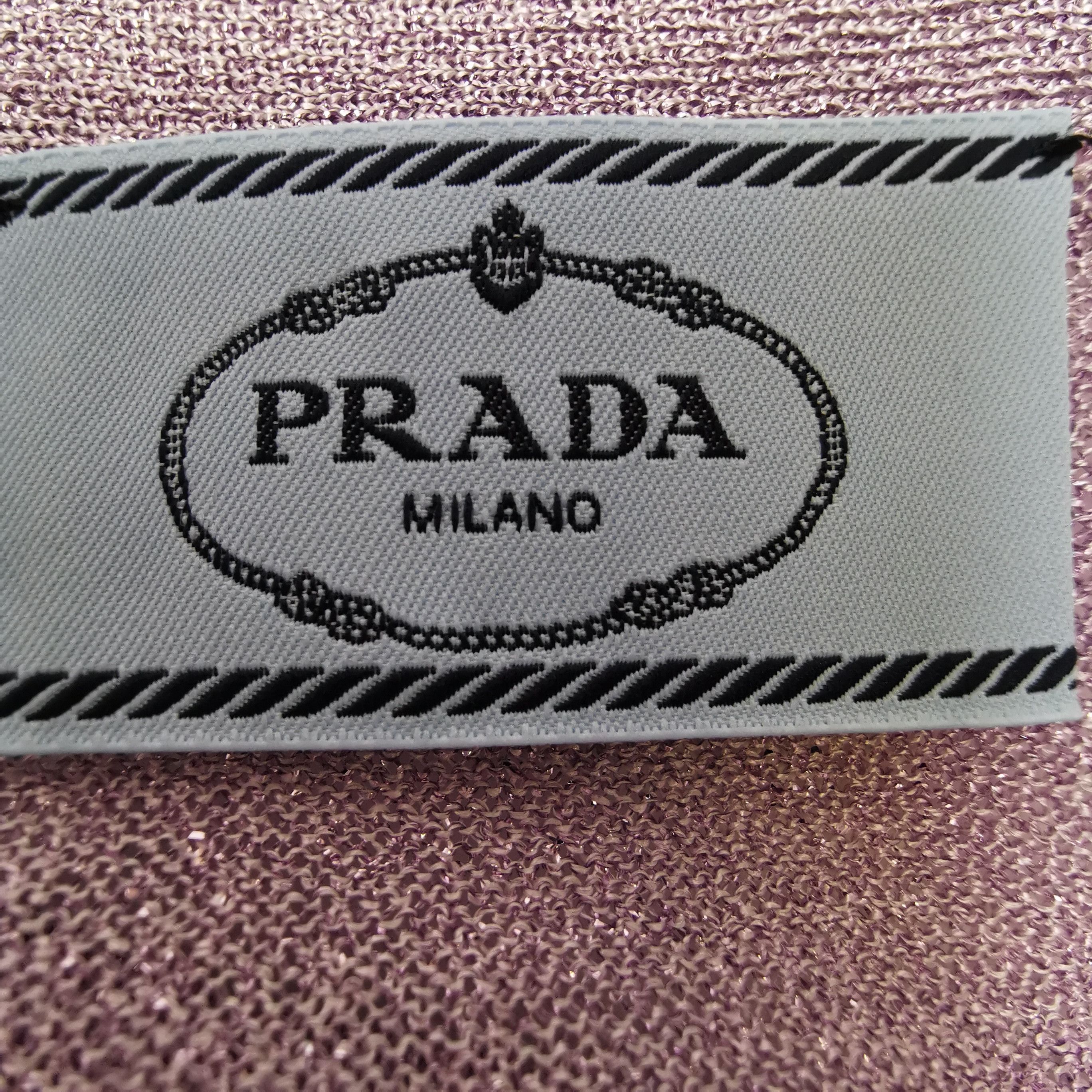 Prada Prada Metallic Lurex Cardigan Size 38 Size XS / US 0-2 / IT 36-38 - 6 Thumbnail