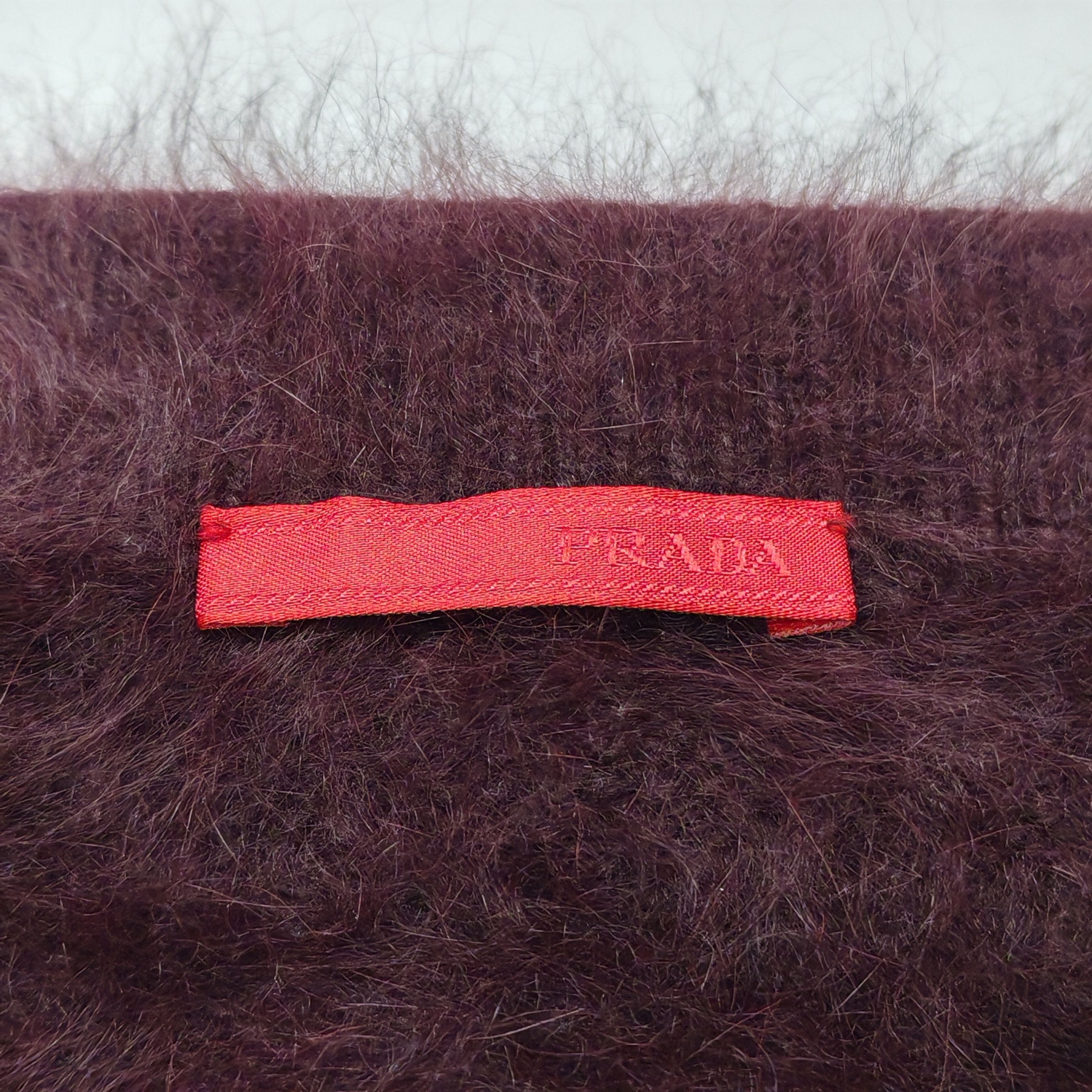 Prada Prada Angora Blend Zip Jacket Size 38 Size XS / US 0-2 / IT 36-38 - 7 Thumbnail