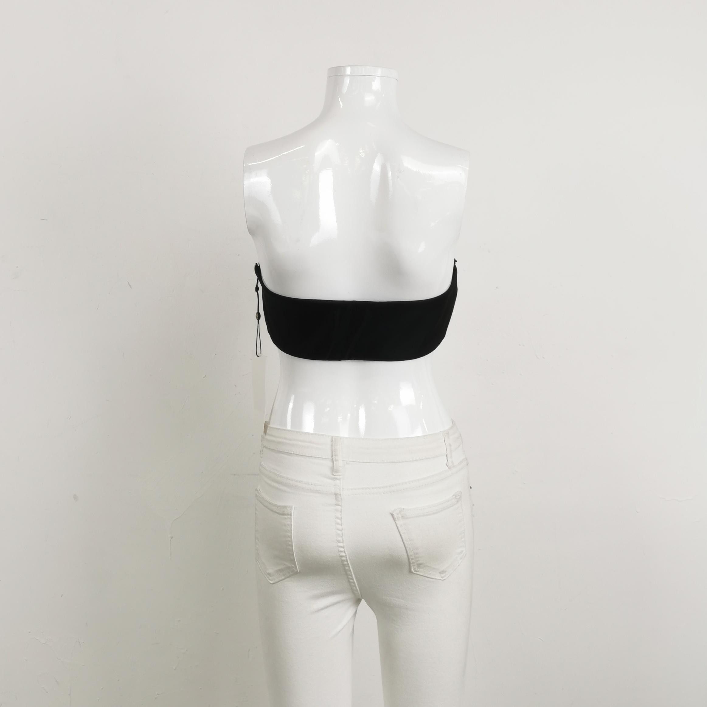 Prada Prada Logo Plaque Bandeau Top Size IT 42 Size M / US 6-8 / IT 42-44 - 2 Thumbnail
