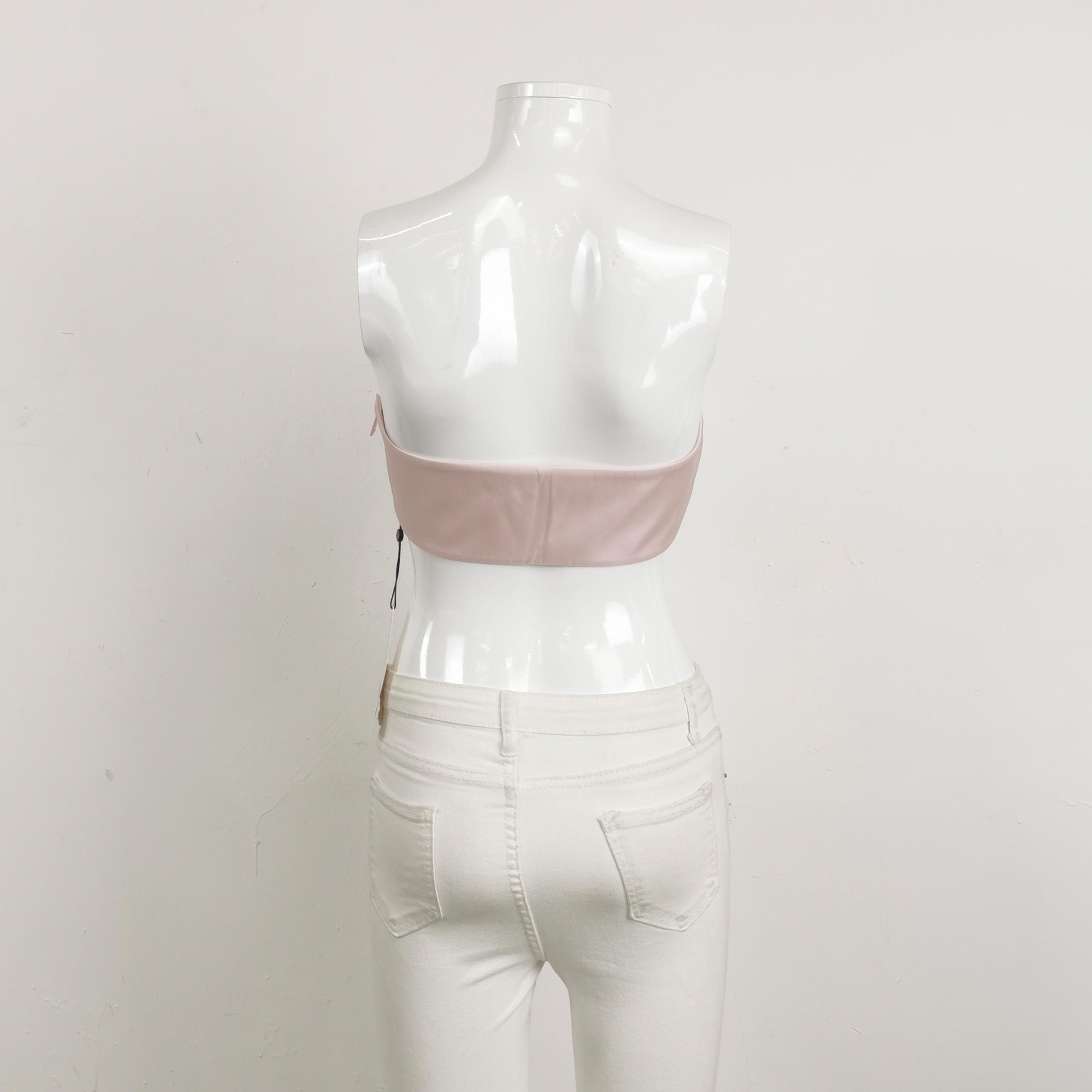 Prada Prada Triangle Logo Tube Crop Top Size 42 Size M / US 6-8 / IT 42-44 - 2 Thumbnail