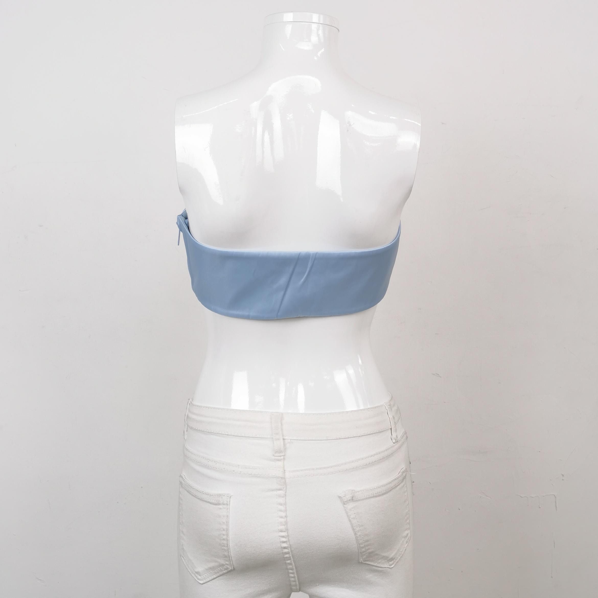 Prada Prada Triangle Logo Bandeau Top Size 42 Size M / US 6-8 / IT 42-44 - 2 Thumbnail