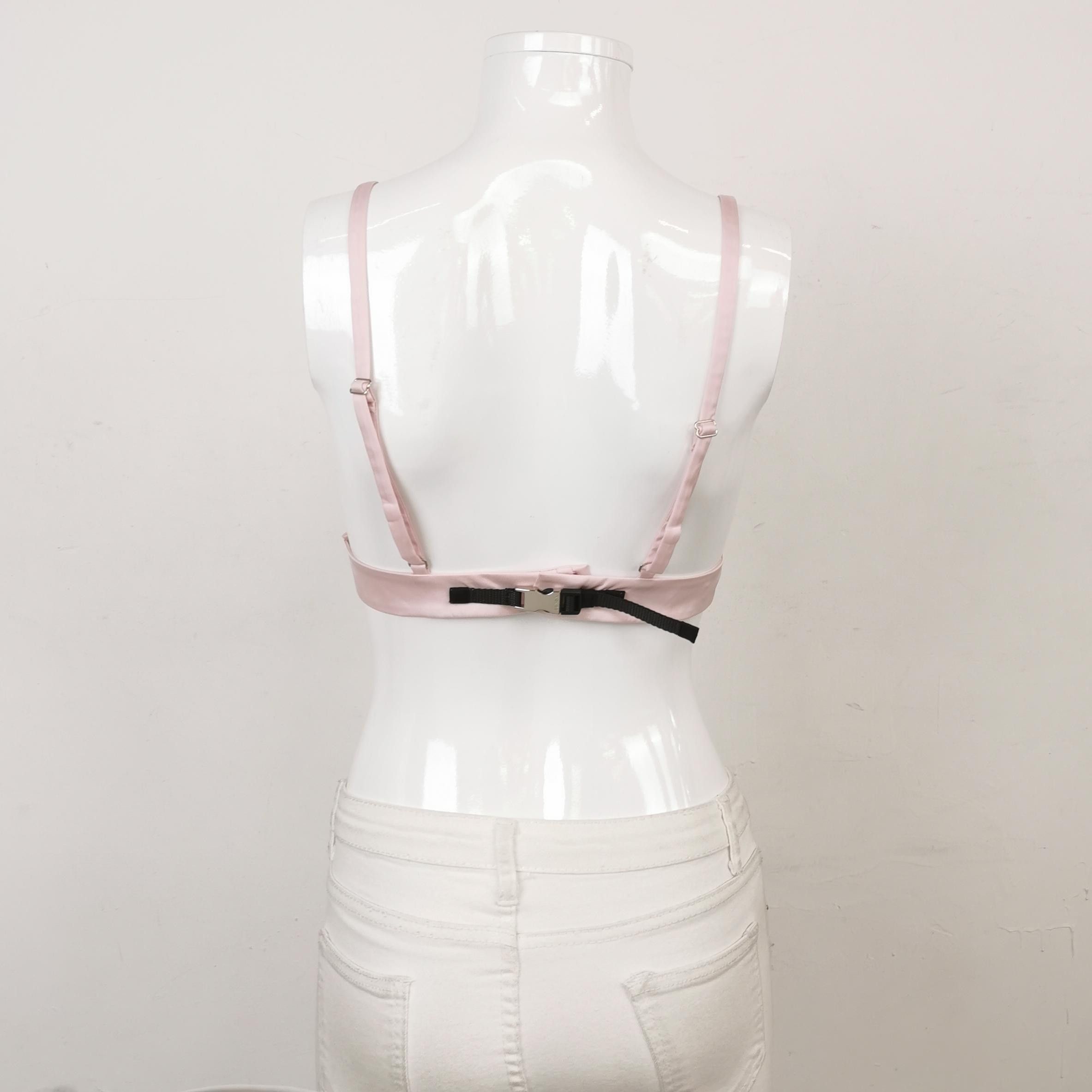 Prada Prada Triangle Logo Bralette Crop Top Size 38 Size XS / US 0-2 / IT 36-38 - 2 Thumbnail