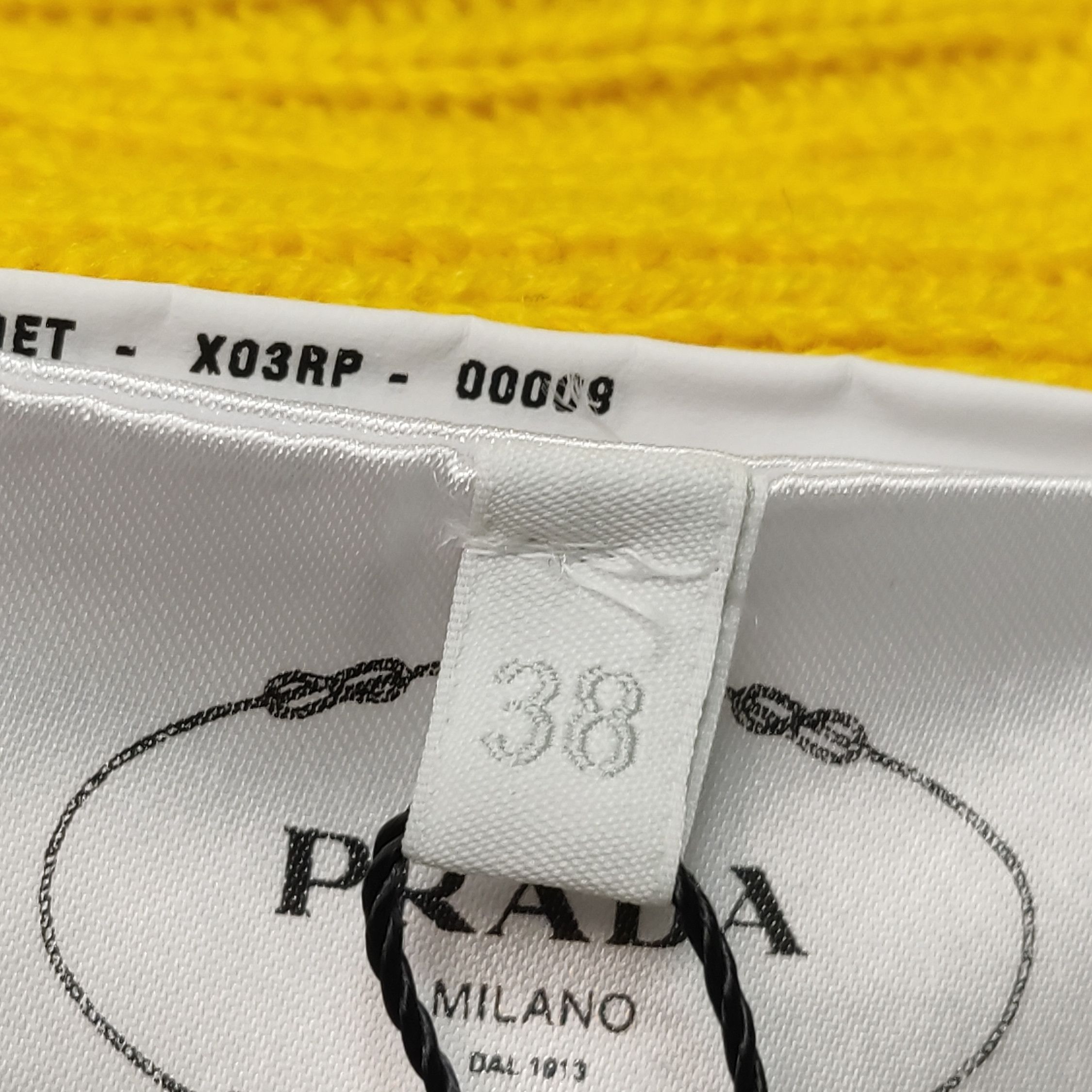 Prada Prada Yellow Cashmere Knit Sweater Size 38 Size XS / US 0-2 / IT 36-38 - 5 Thumbnail