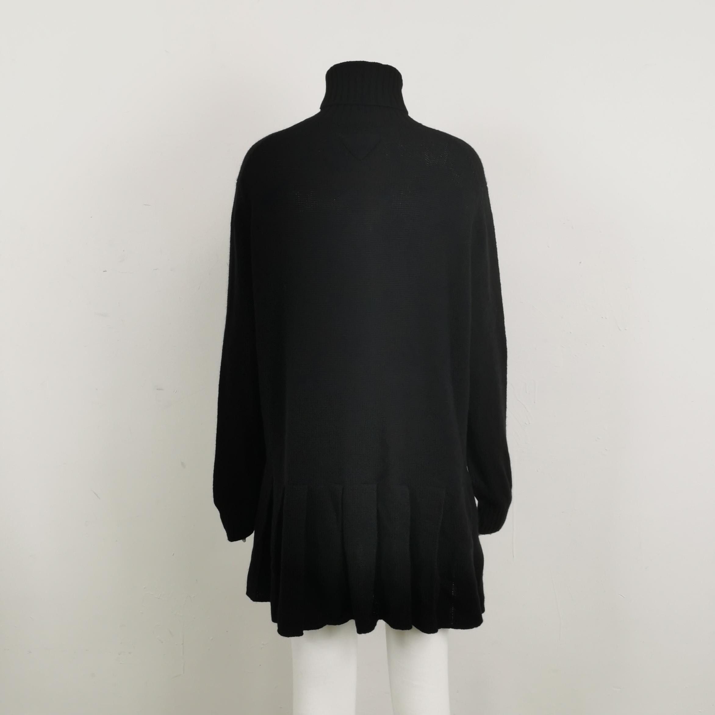Prada Prada Cashmere High Neck Mini Dress Size 36 Size XS / US 0-2 / IT 36-38 - 2 Thumbnail